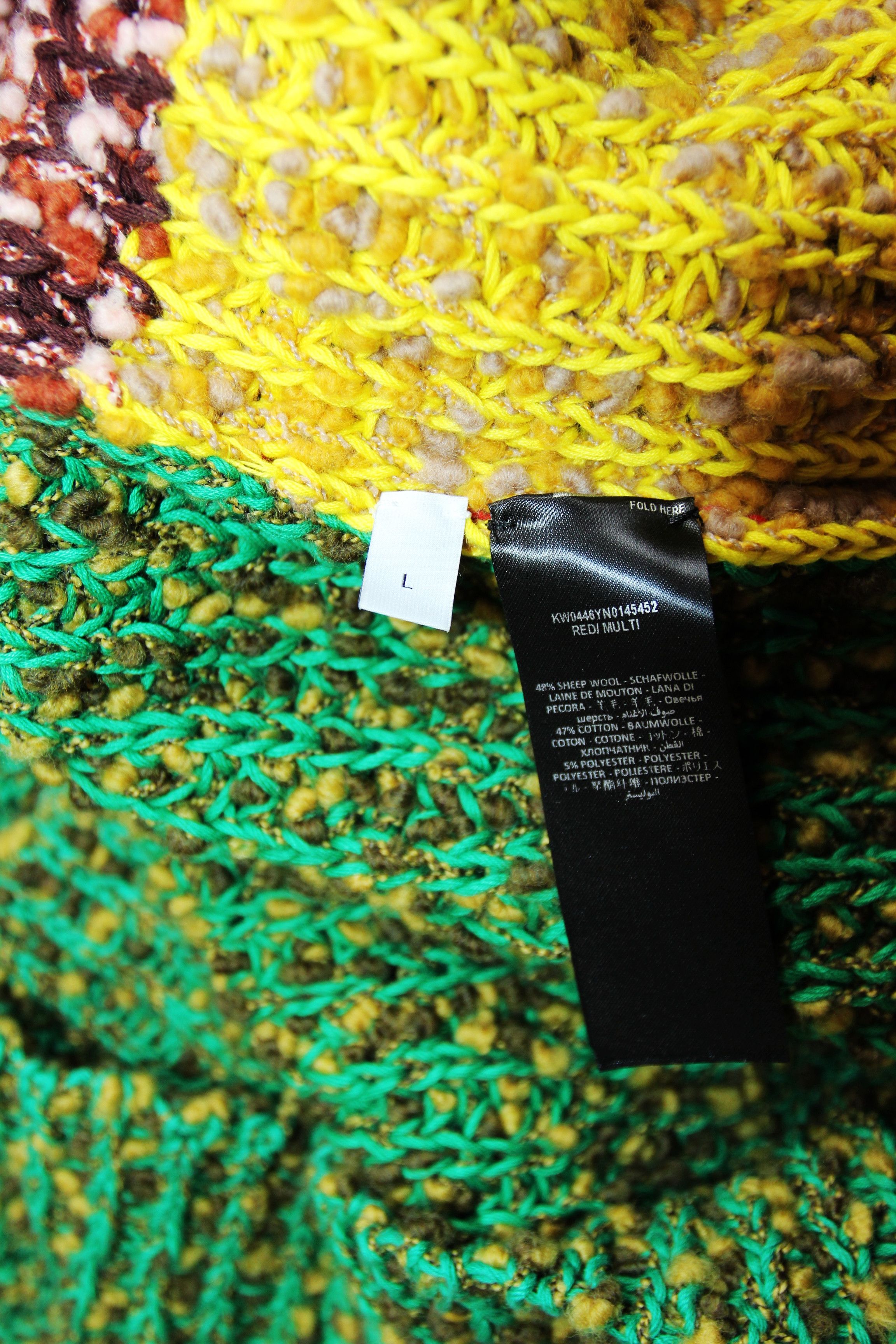 JW Anderson BNWT AW21 J.W.ANDERSON ANCHOR PATCHWORK SWEATER L Size US L / EU 52-54 / 3 - 9 Thumbnail