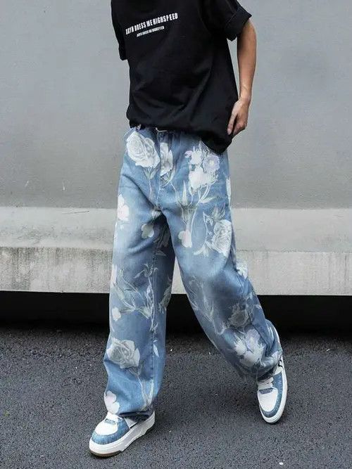 Jean Furuya x Kamon Vintage Unique Printed Jeans Loose Fit Size US 32 / EU 48 - 6 Thumbnail