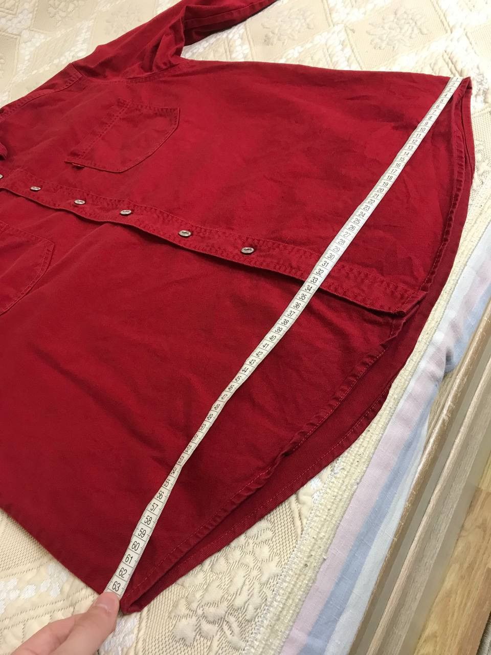 Levi's 🔥 00s Levis Red Button Up Shirt Loose Fit Cotton USA Vintage Size US M / EU 48-50 / 2 - 13 Thumbnail