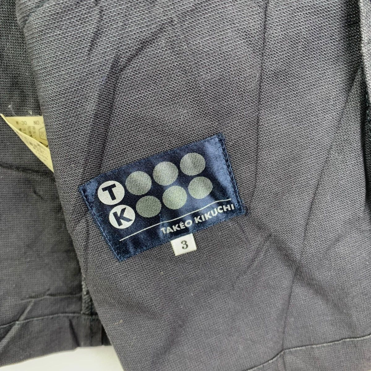 Takeo Kikuchi Takeo Kikuchi TK Black Workwear Blazer Jacket Cotton Size 40R - 3 Thumbnail