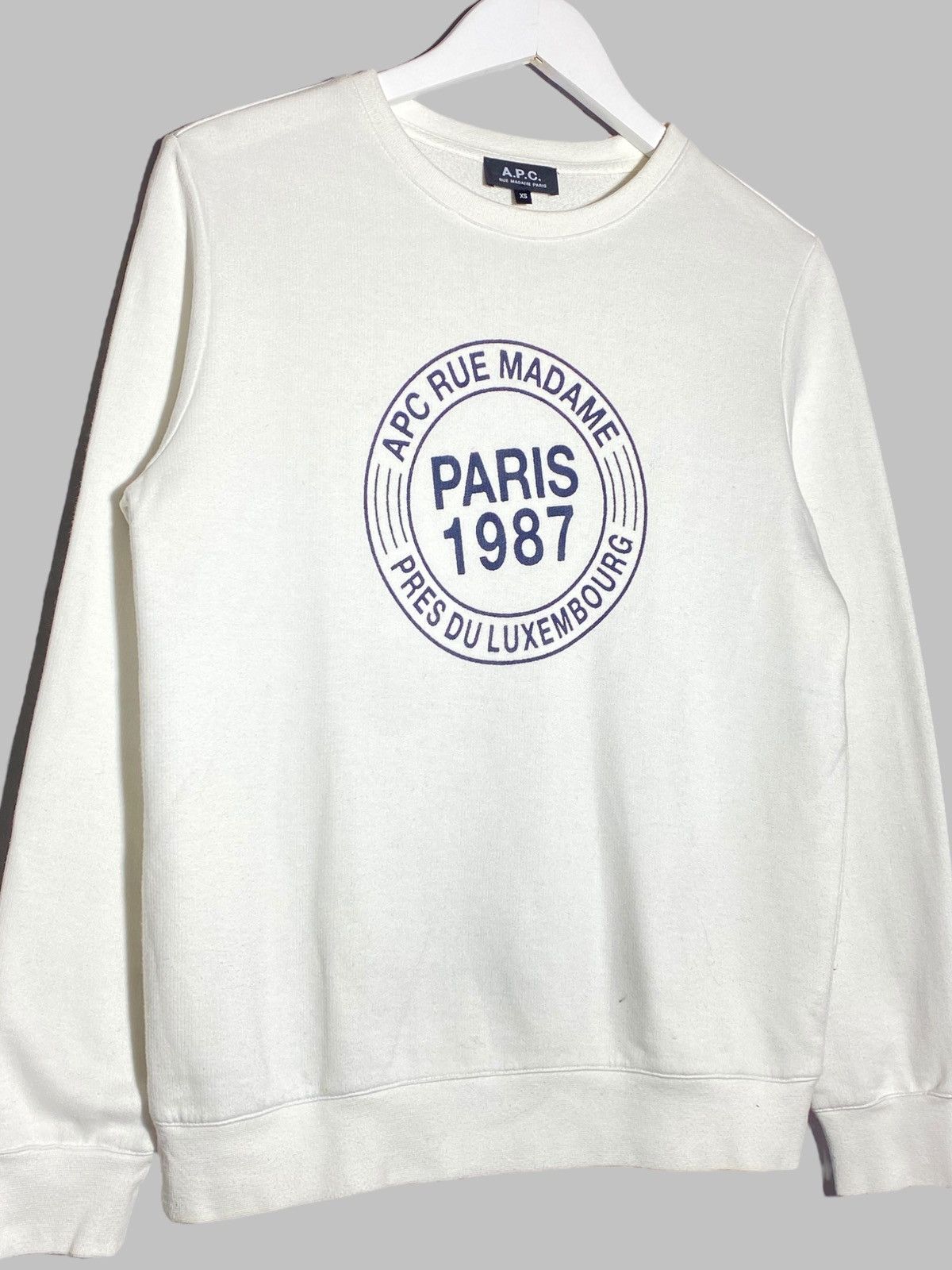 A.P.C. 🔥 A.P.C RUE MADAME COTTON CREWNECK SWEATSHIRT Size US XS / EU 42 / 0 - 3 Thumbnail