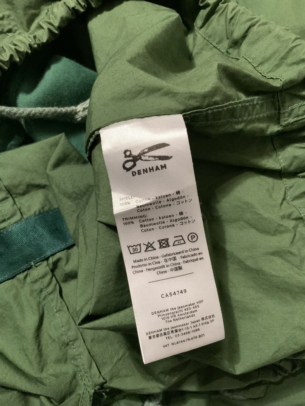 DENHAM Denham The Jeanmaker Fjord Style Fishtail Parka Twill Jacket Size US M / EU 48-50 / 2 - 6 Thumbnail
