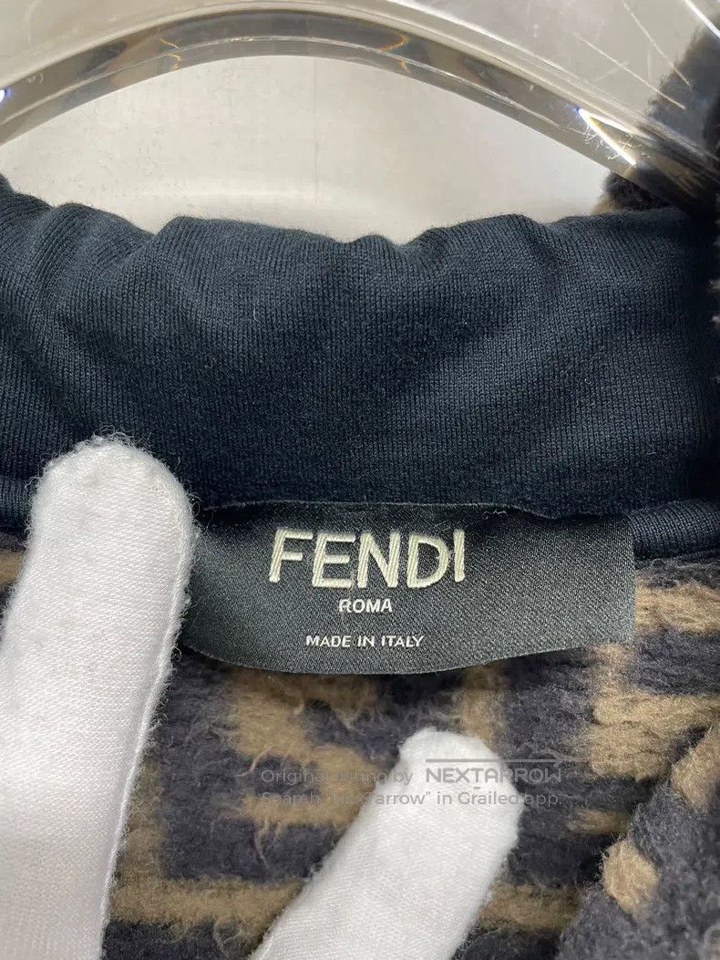 Fendi Fendi Monogram Fleece Teddy Bear Jacket Size US L / EU 52-54 / 3 - 2 Thumbnail