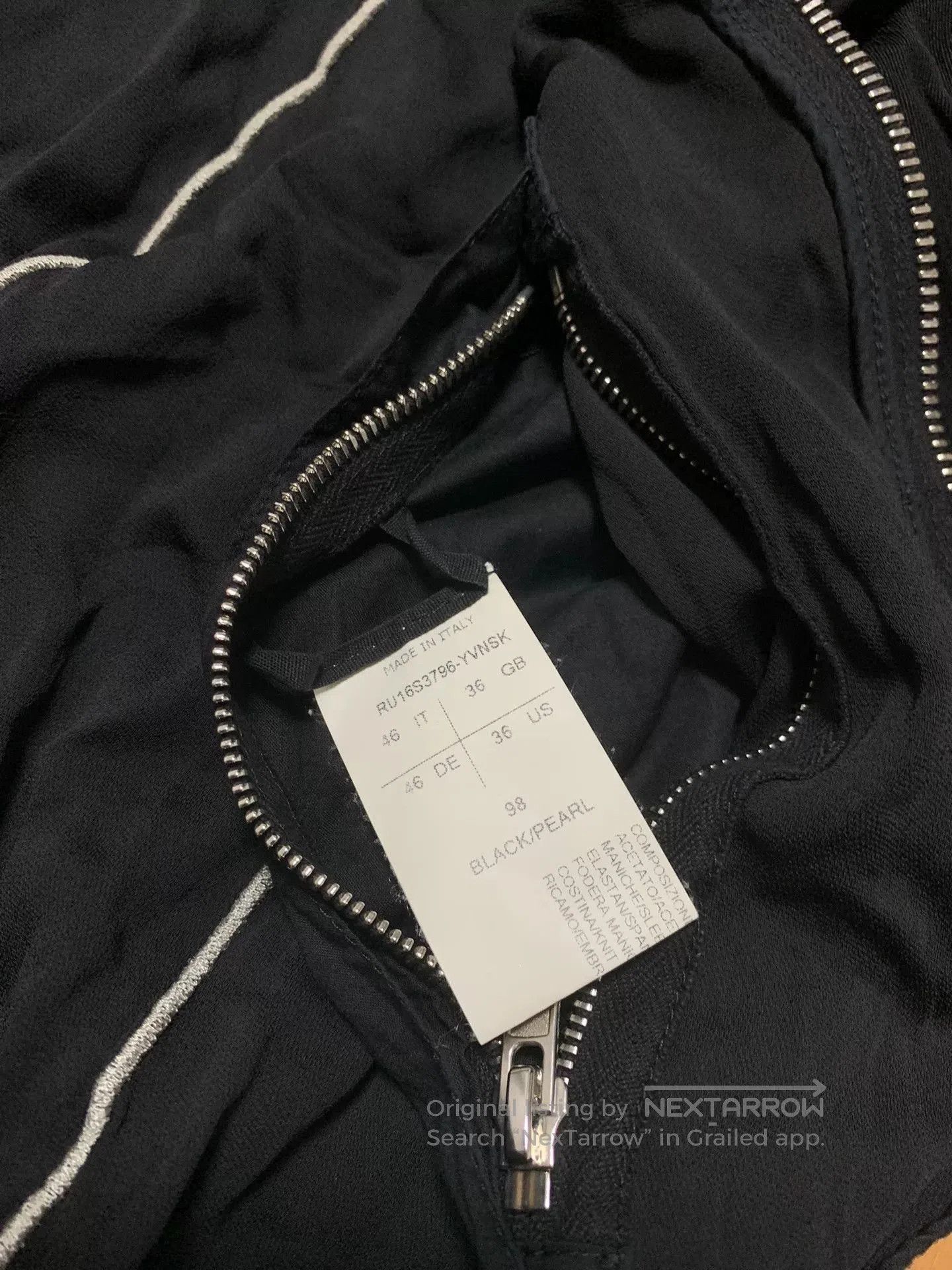 Rick Owens Rick Owens Geometric Embroidery Jacket. Size US S / EU 44-46 / 1 - 3 Thumbnail