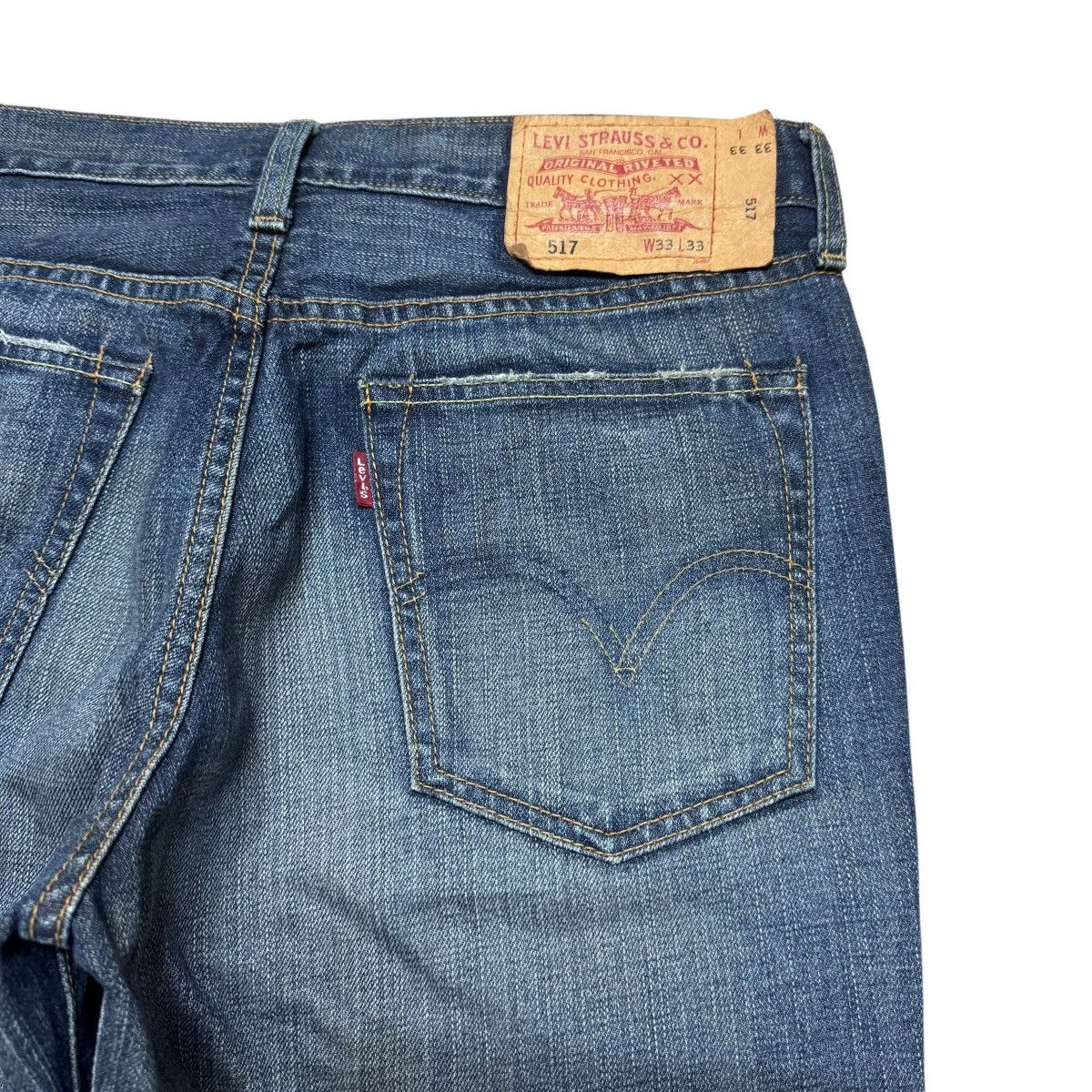 Levi's Vintage Levis 517 Flare Jeans Hedi Slimane Size US 33 - 10 Thumbnail