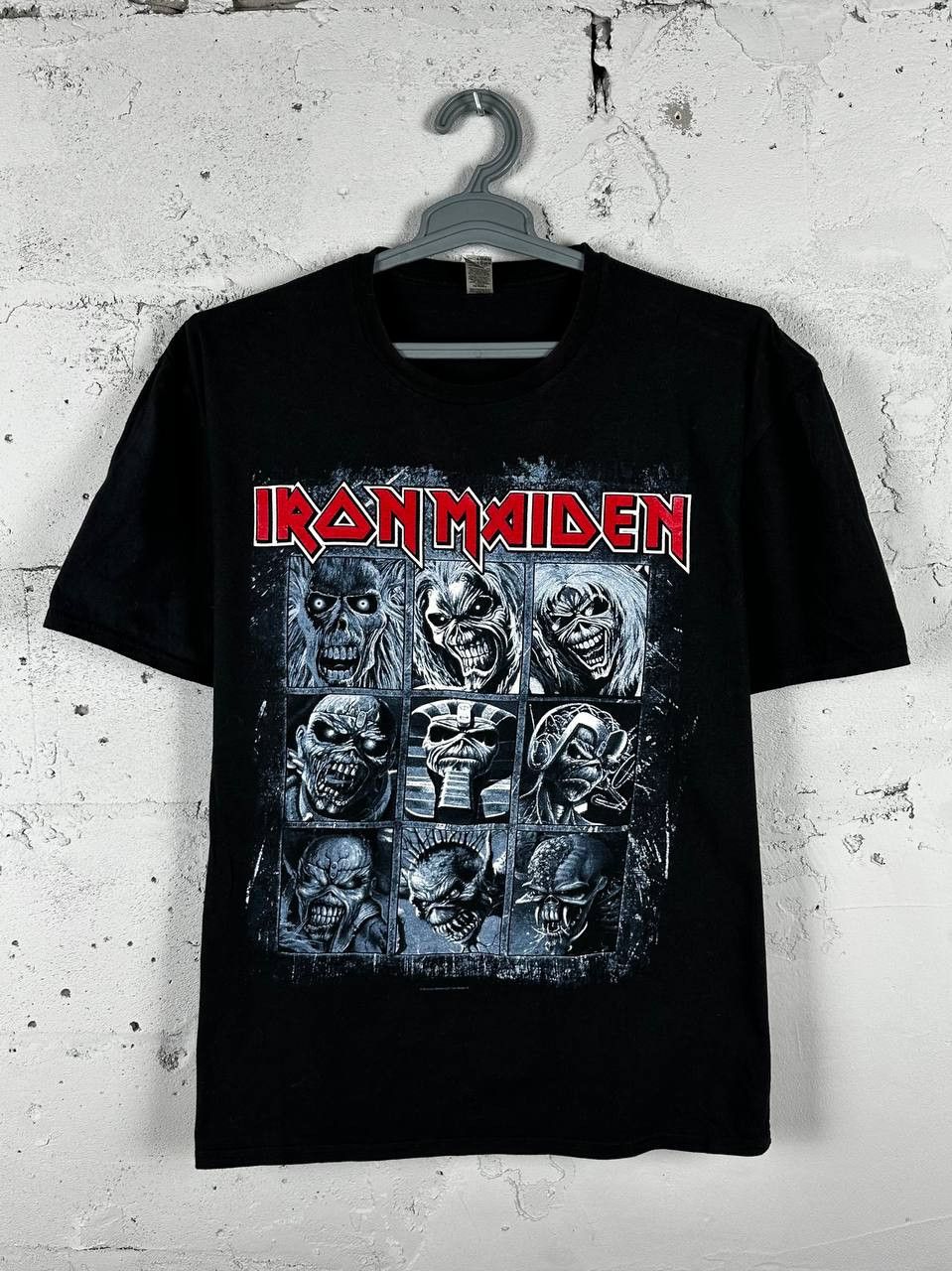 Band Tees × Iron Maiden × Vintage Iron Maiden The Number Of The Beast Rock Band T-Shirt Size US XL / EU 56 / 4 - 1 Thumbnail