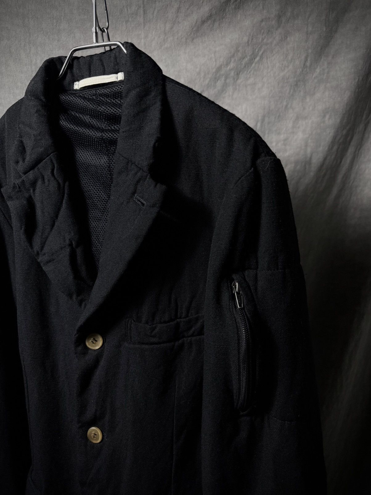 Comme des Garcons Homme Plus Comme des Garçons Homme Plus 05AW Back-Zip Blazer Size US M / EU 48-50 / 2 - 6 Thumbnail