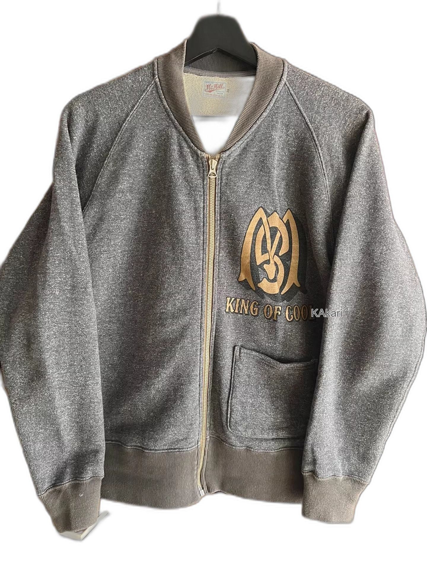 TOYS McCOY TOYS MCCOY Gold Print Fleece Cardigan Size US M / EU 48-50 / 2 - 1 Thumbnail