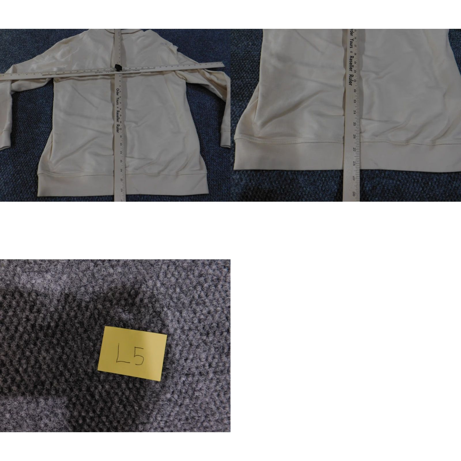 Zara VINTAGE Zara Sweatshirt Mens Small Beige Cream Collared Pullover Rib Cuffs Hem Cotton Size US S / EU 44-46 / 1 - 10 Thumbnail