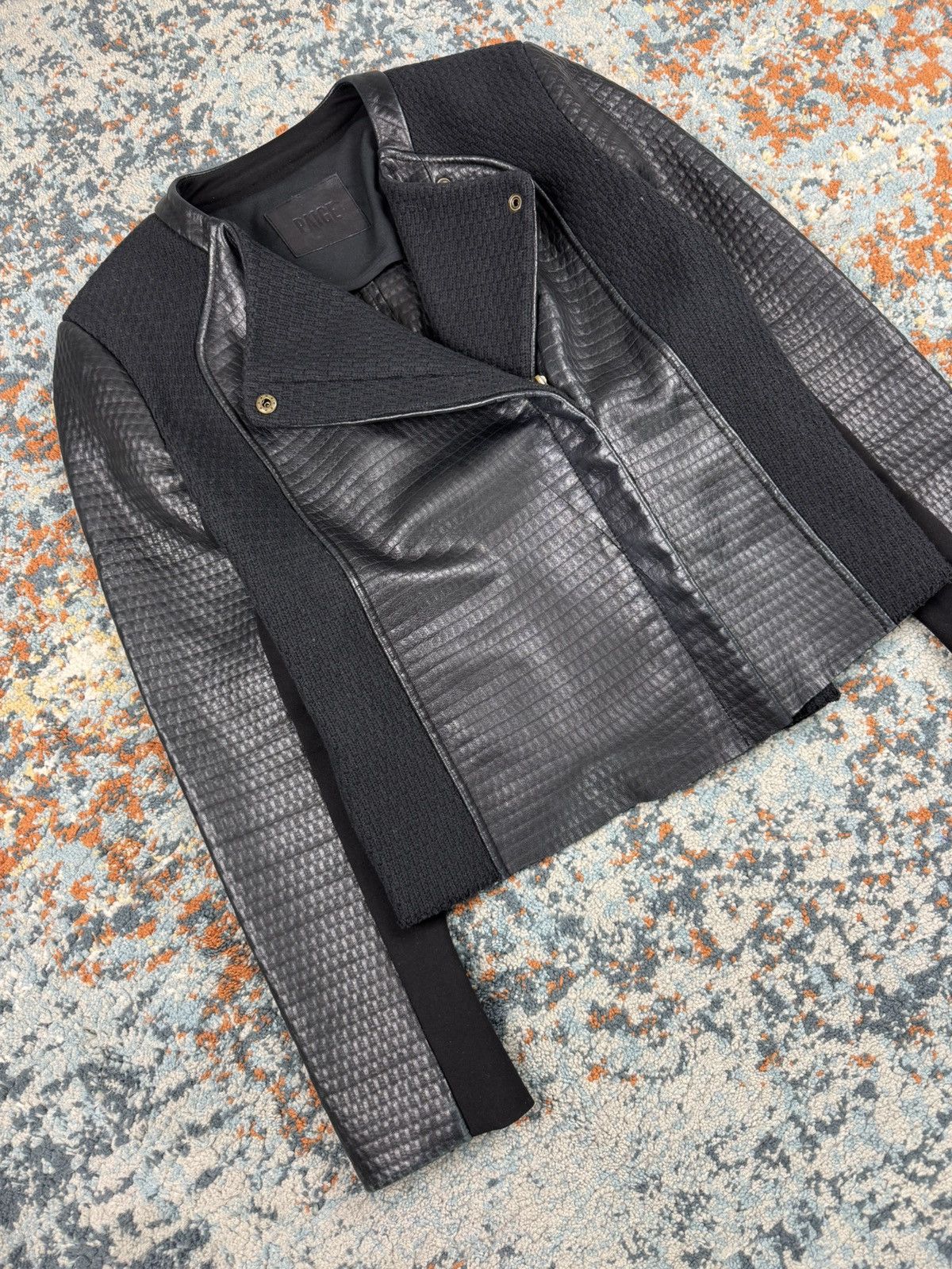 Japanese Brand × Paige Vintage Y2K Paige crazy lambskin biker real leather jacket Size M / US 6-8 / IT 42-44 - 4 Thumbnail