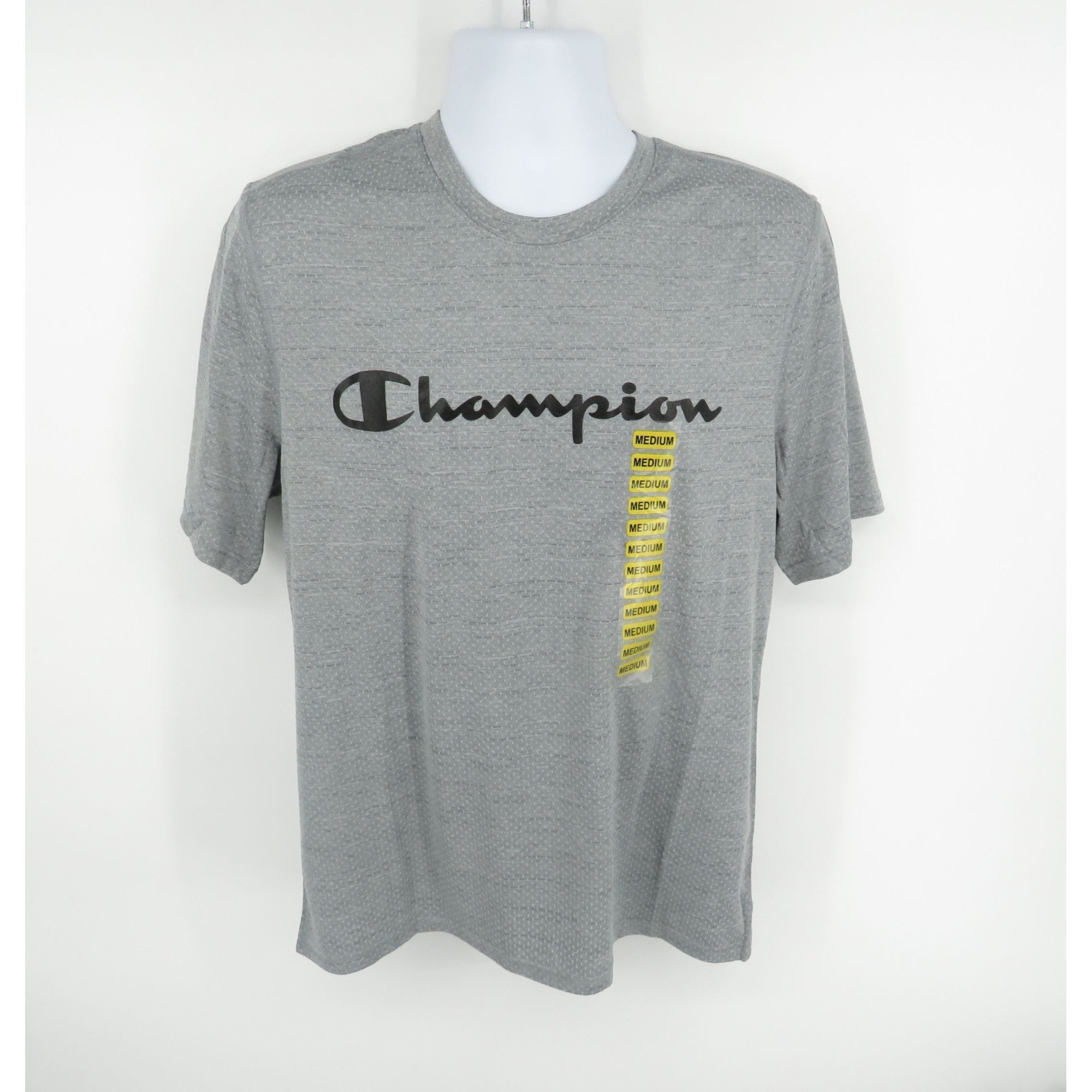 Champion Champion Gray Short-Sleeve T-Shirt Medium Logo Print Activew Size US M / EU 48-50 / 2 - 1 Thumbnail
