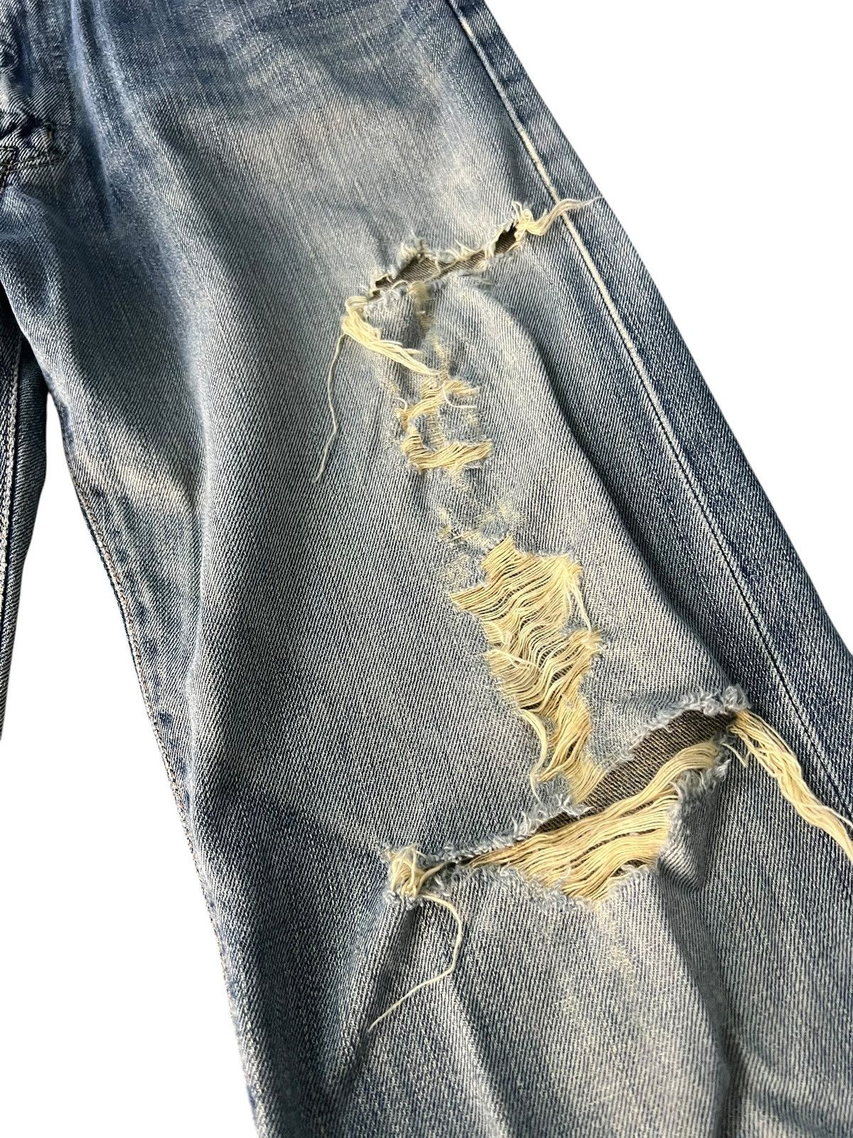 Edwin Edwin 505xx Selvedge Distressed Faded Jean Size US 31 - 4 Thumbnail