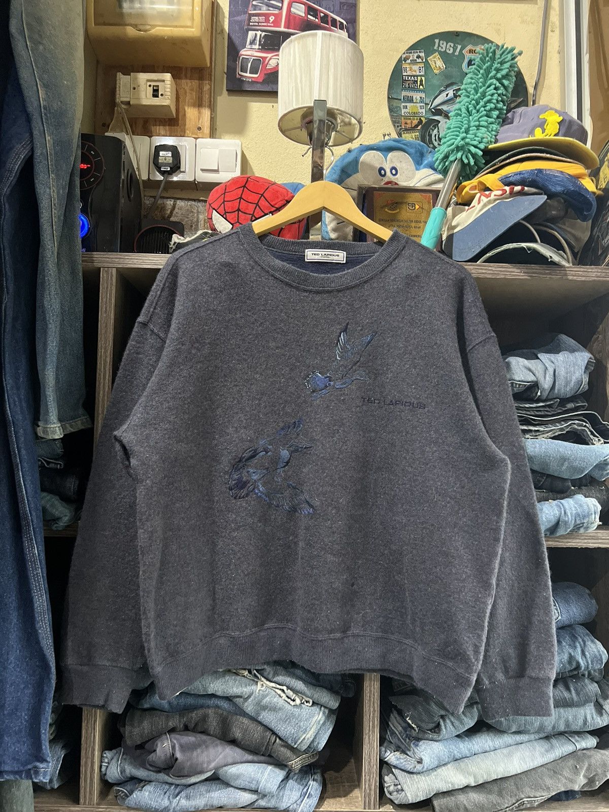 TED LAPIDUS 🔥Vintage Ted Lapidus Flying Birds Embroidery Sweatshirt Size US M / EU 48-50 / 2 - 1 Thumbnail
