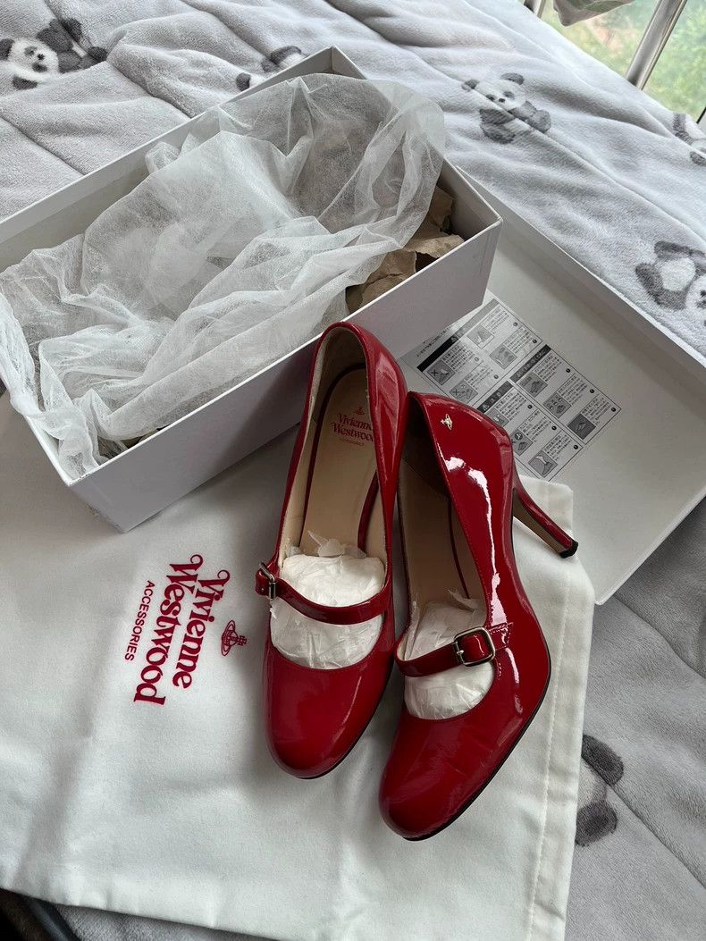 Vivienne Westwood Vivienne Westwood size os Large tote bag in red and blue ch Size US 7.5 / IT 37.5 - 2 Thumbnail