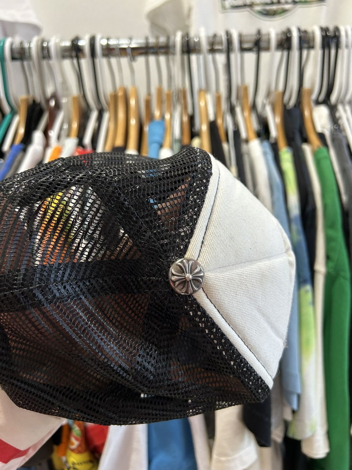 Chrome Hearts Chrome Hearts FUCK Hollywood Trucker Hat Size ONE SIZE - 5 Thumbnail