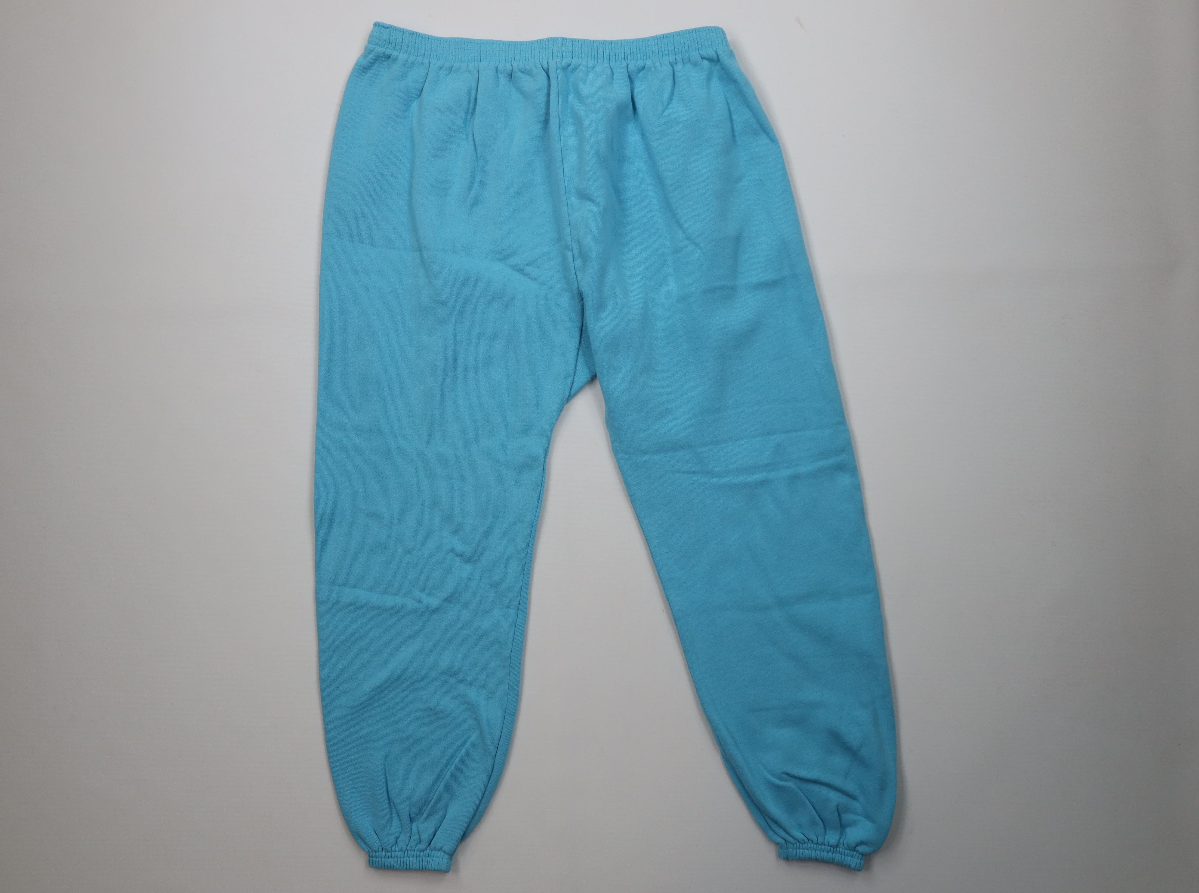 Vintage Vintage 70s Streetwear Gusset Sweatpants Joggers Blue USA Size 34" / US 12 / IT 48 - 1 Thumbnail