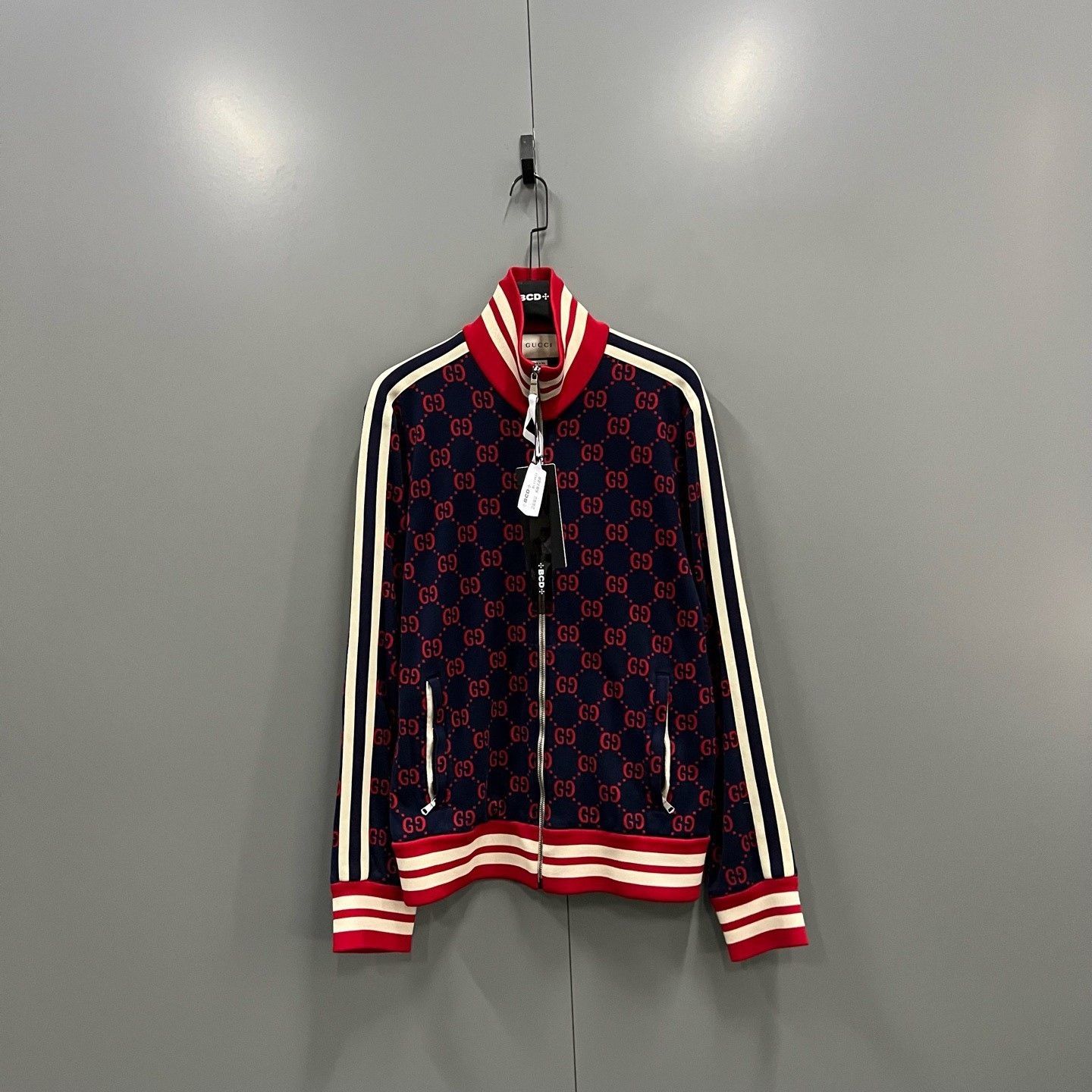 Gucci Gucci GG Print Side Stripe Jacket Size US XL / EU 56 / 4 - 1 Thumbnail