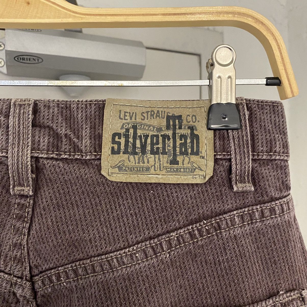Levi's Vintage 1995 Levis Silvertab Damson Loose Peg Leg Jeans Size US 28 / EU 44 - 14 Thumbnail