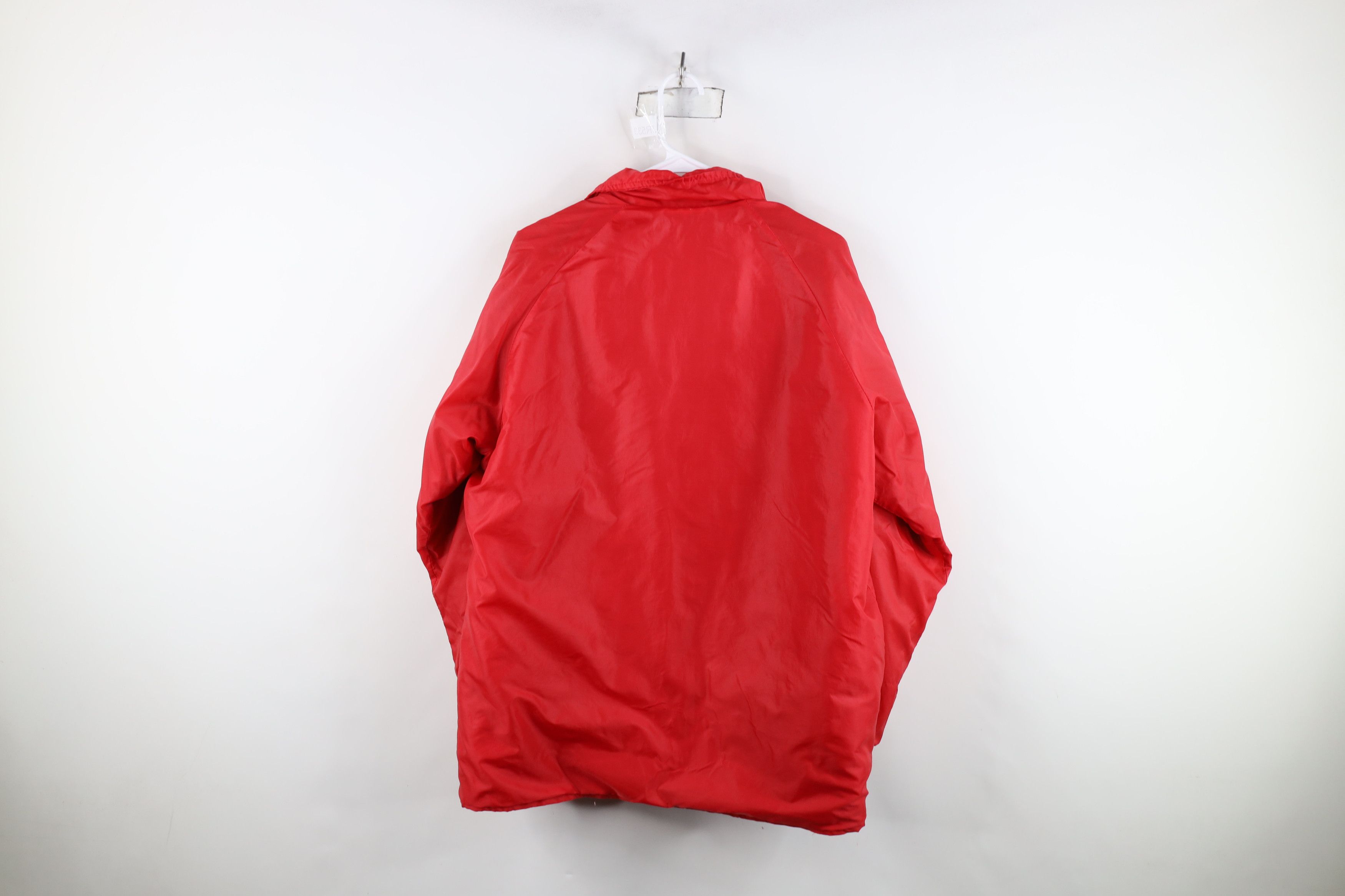 Vintage Vintage 60s 70 Streetwear Lined Coach Coaches Jacket Red USA Size US L / EU 52-54 / 3 - 13 Thumbnail