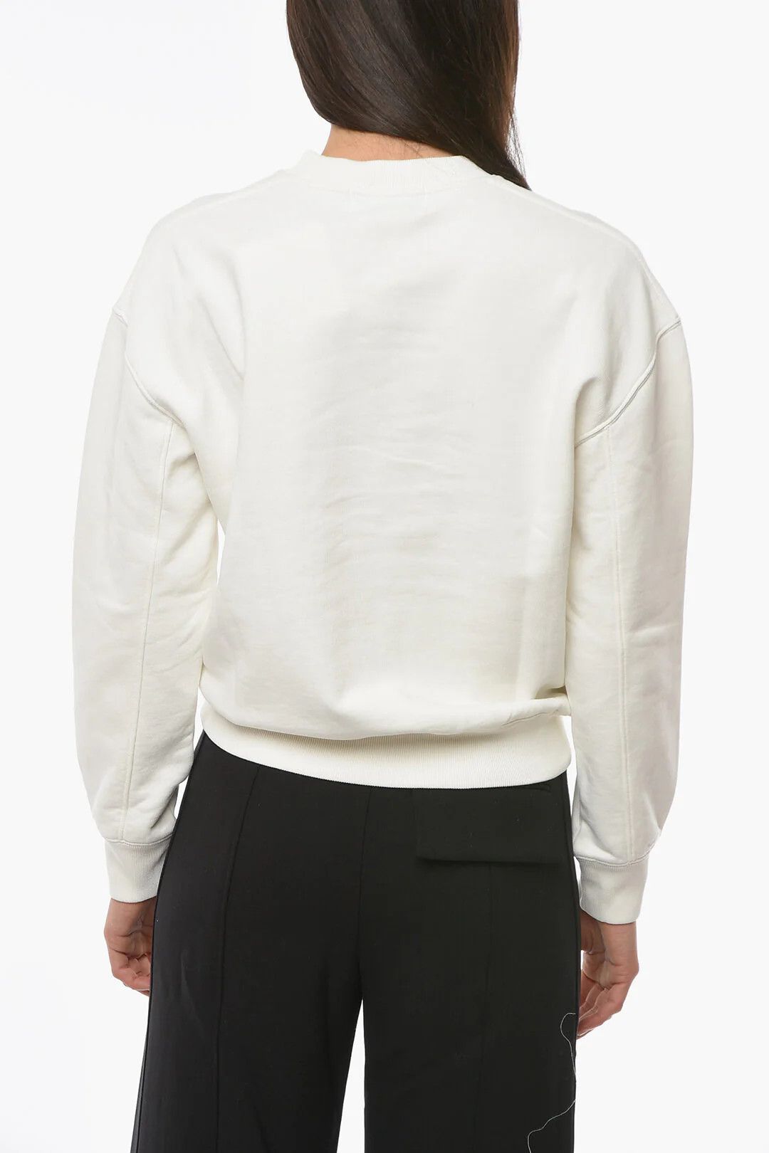 Ambush Design og1mm0426 Crewneck Sweatshirt in White Size XL / US 12-14 / IT 48-50 - 2 Thumbnail