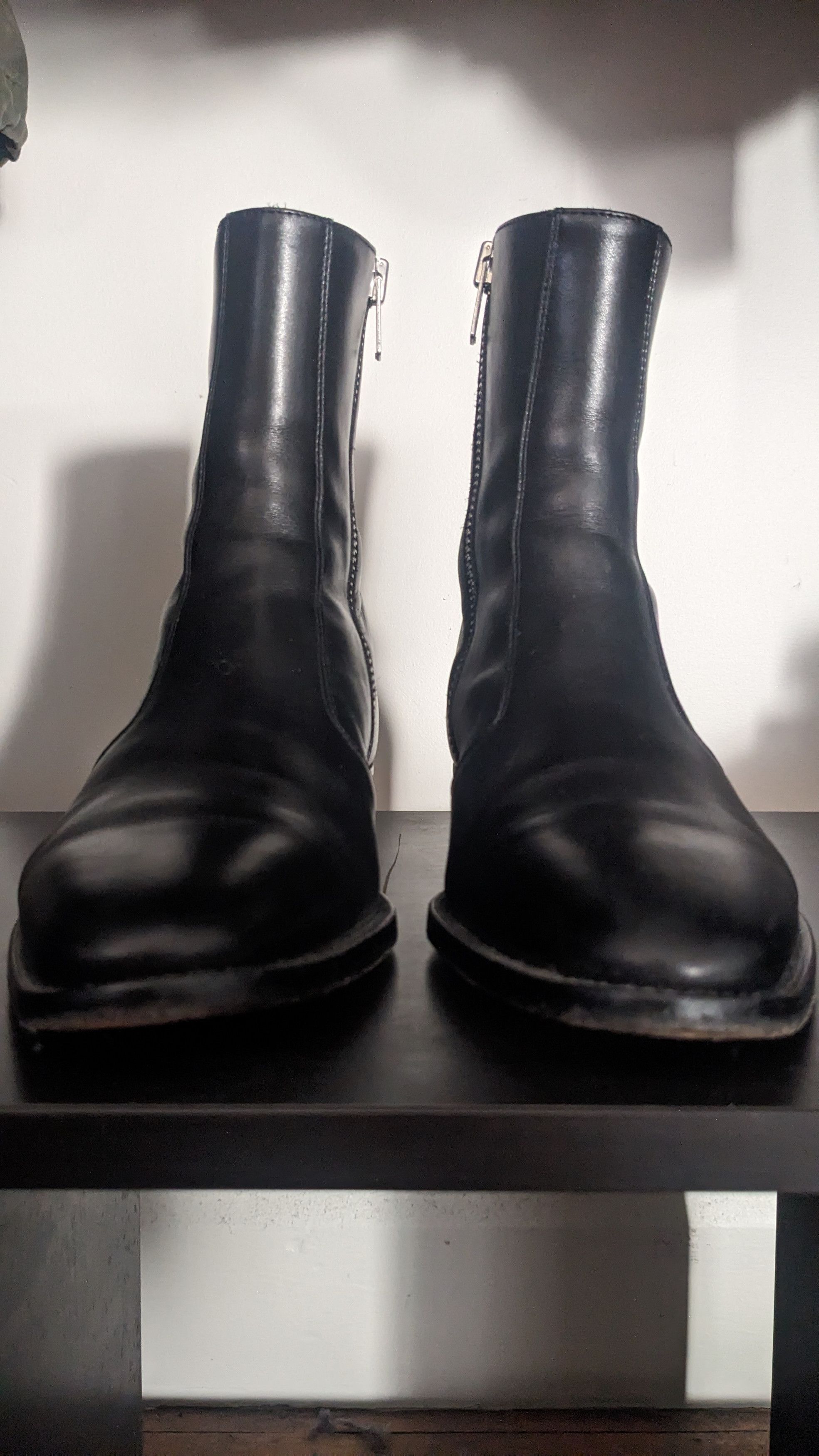 argue ZIP BOOTS (シュリンクレザー) サイズ40 最終値下げ