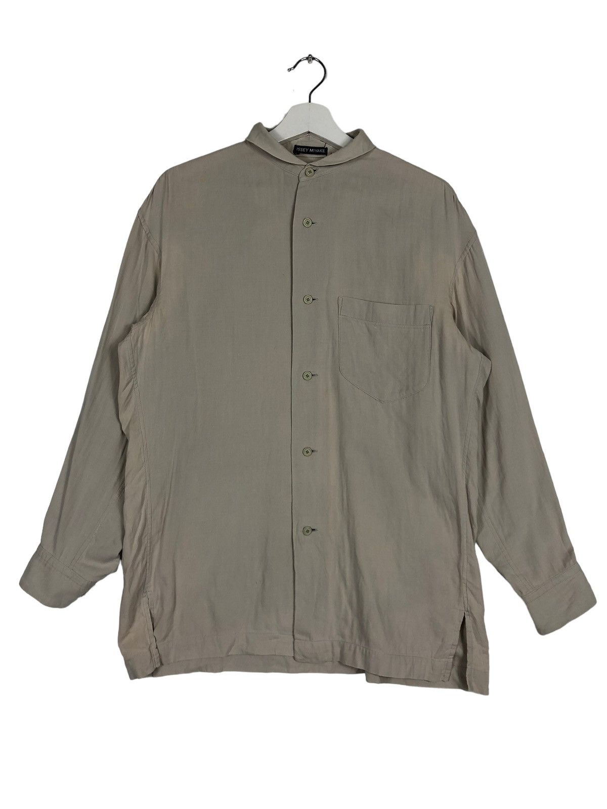 Issey Miyake 🔥 VINTAGE ISSEY MIYAKE RAYON MANDARIN SHIRTS Size US M / EU 48-50 / 2 - 6 Thumbnail