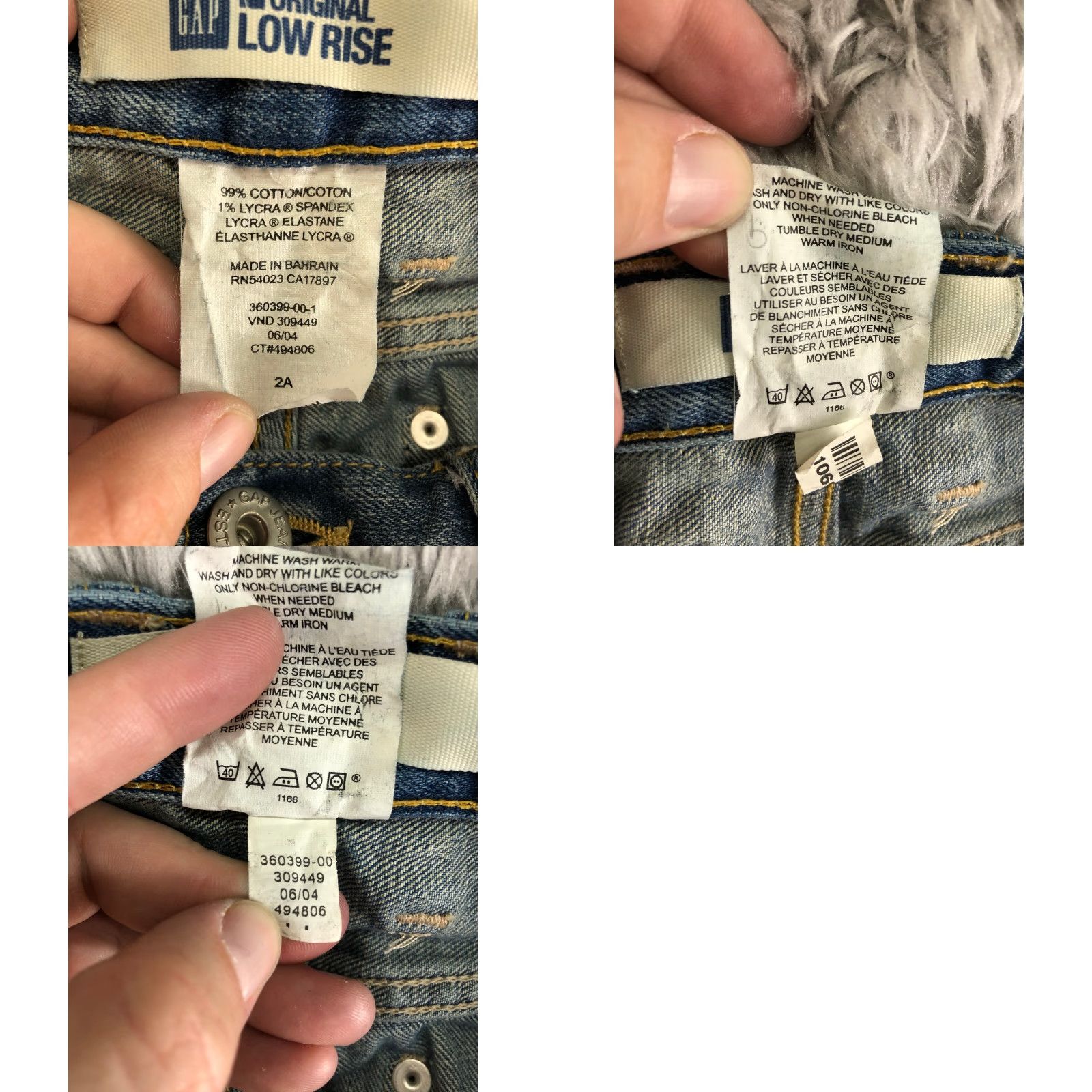 Gap Gap Womens Size 2 Jeans Capri Medium Wash Blue Denim 5-Pocket Regular Rise Zip Button Zipper US Gap 1969 Mens? Wait Size 26" / US 2 / IT 38 - 8 Thumbnail