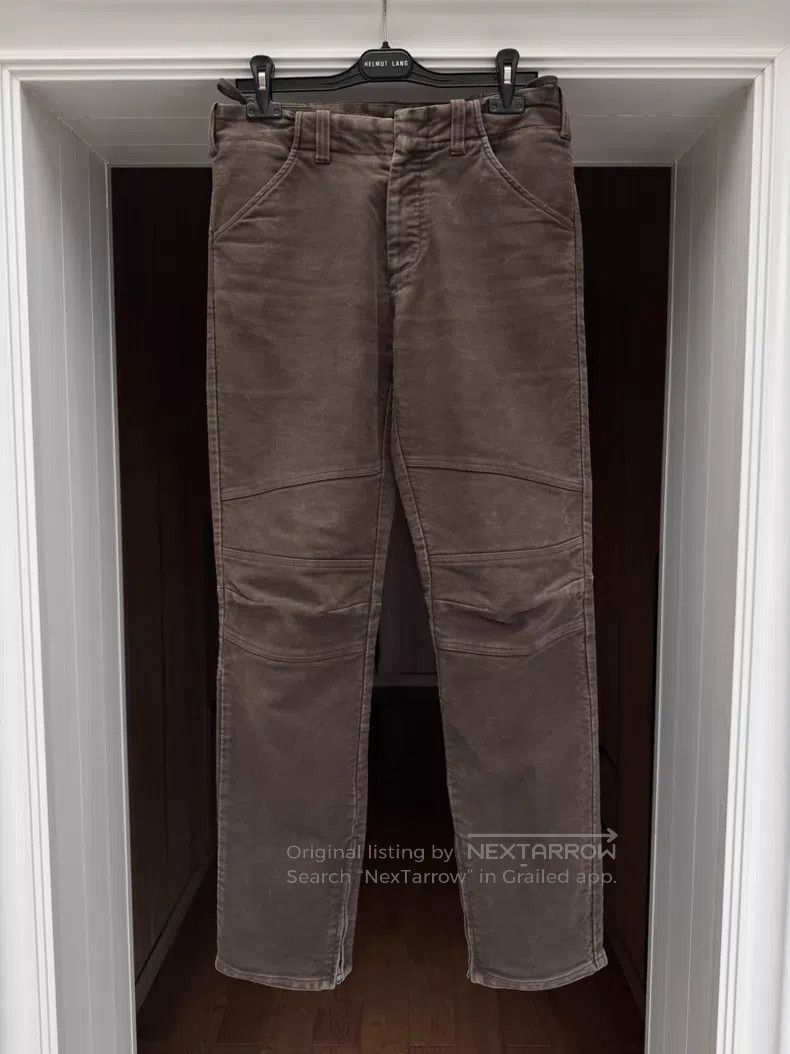 Helmut Lang Helmut Lang Moleskin Zip Pants Size US 30 / EU 46 - 2 Thumbnail