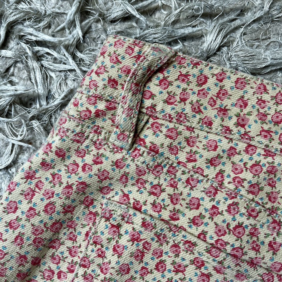 Denim & Supply Ralph Lauren Ralph Lauren Floral Pants Pink Flower Denim Supply Very Rare Size 30" / US 8 / IT 44 - 6 Thumbnail