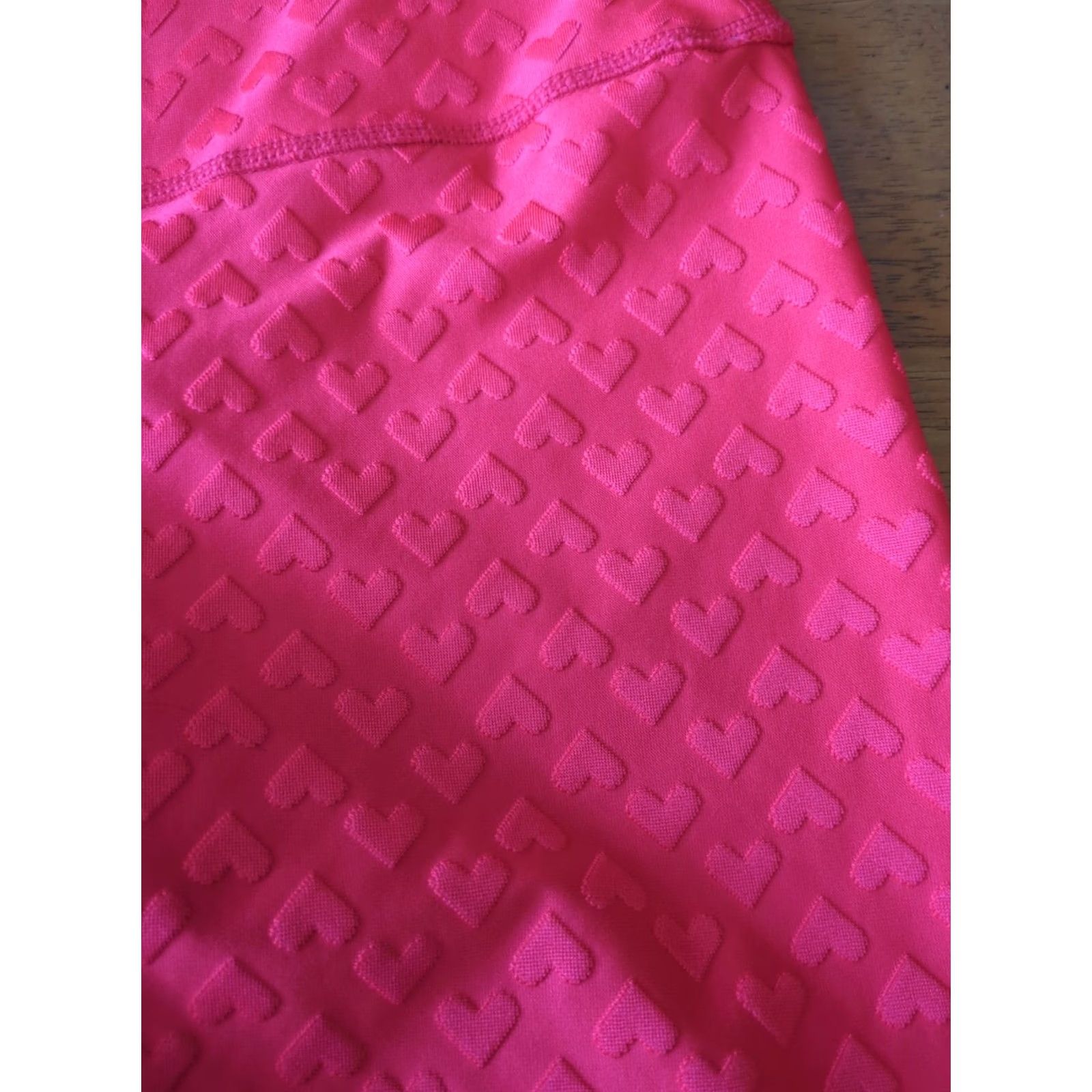 Vintage Zumba Heart Biker Shorts Red Small Women Activewear Shorts S Regular Size 28" / US 6 / IT 42 - 2 Thumbnail