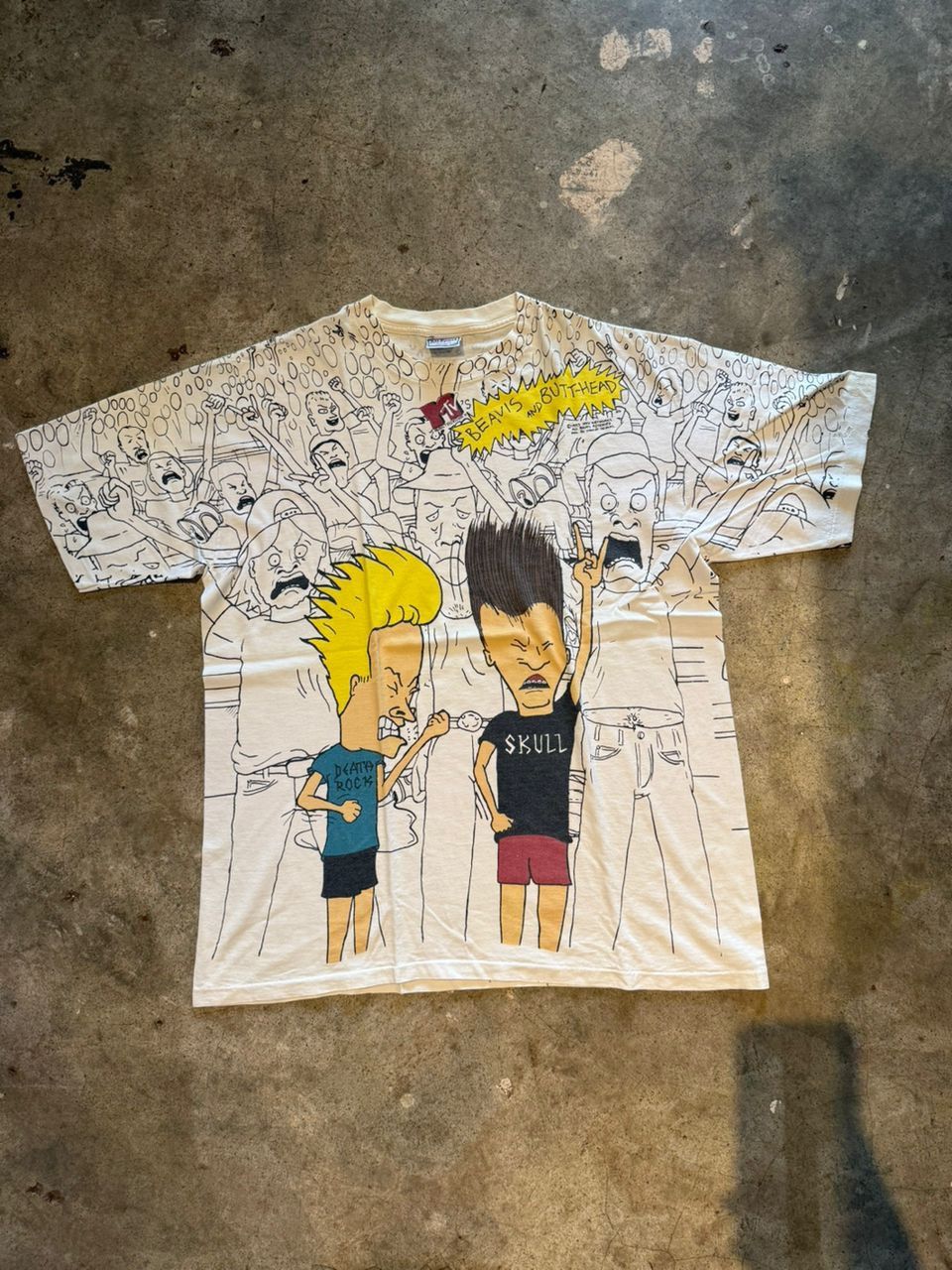 Other All over print Beavis and Butthead MTV rock OVP Size US XL / EU 56 / 4 - 1 Thumbnail