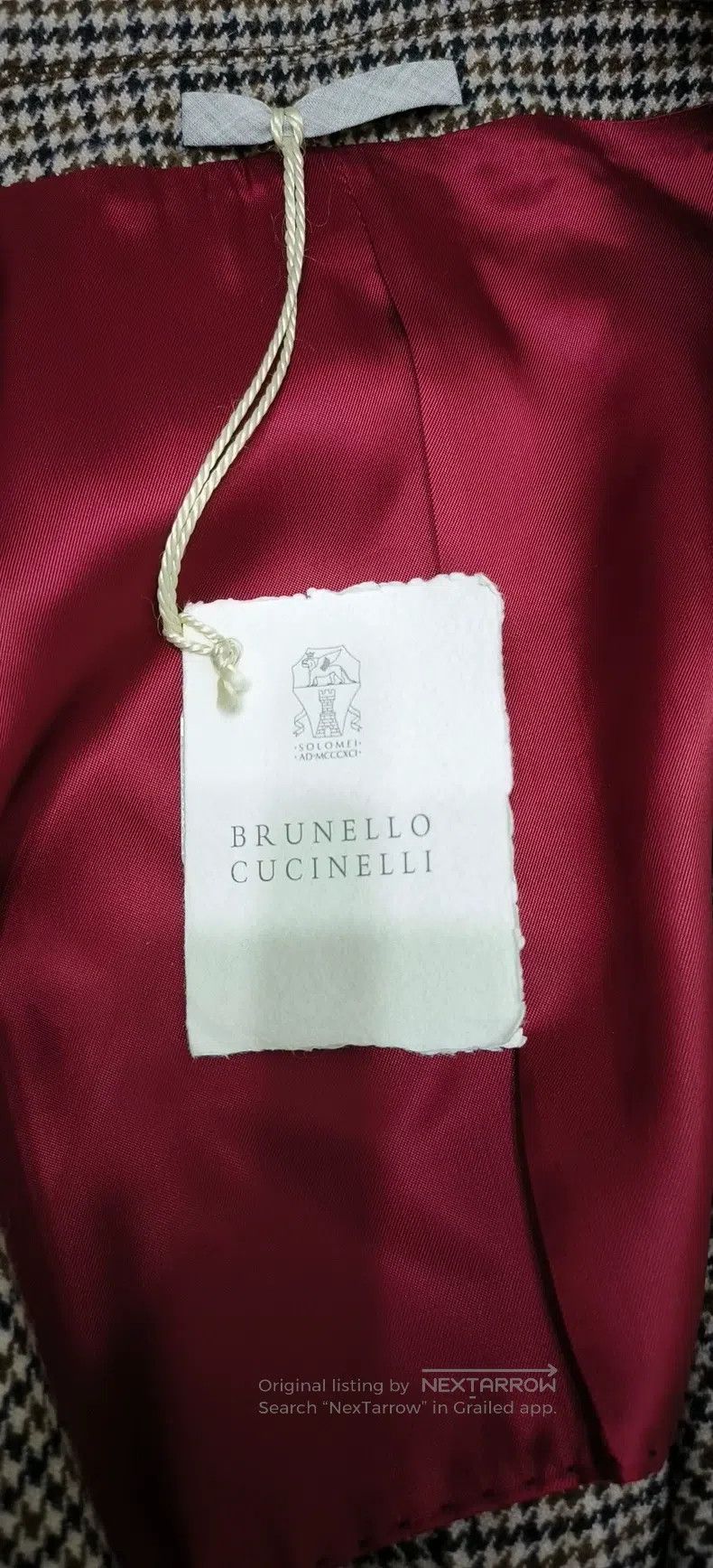 Brunello Cucinelli Brunello Cucinelli Wool and cashmere blend suit jacket Size 50L - 2 Thumbnail