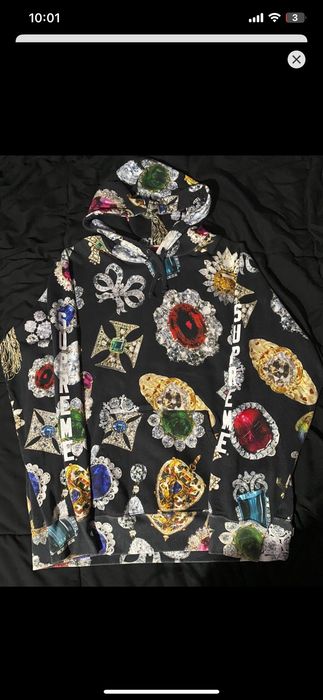 Supreme Supreme jewels hooded sweatshirt fw18 | Grailed