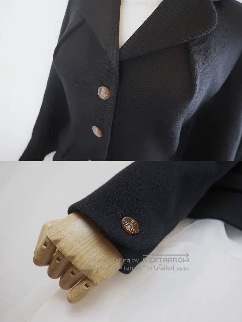 Vivienne Westwood Vivienne Westwood Heart Collar Wool Blazer Jacket Size M / US 6-8 / IT 42-44 - 2 Thumbnail