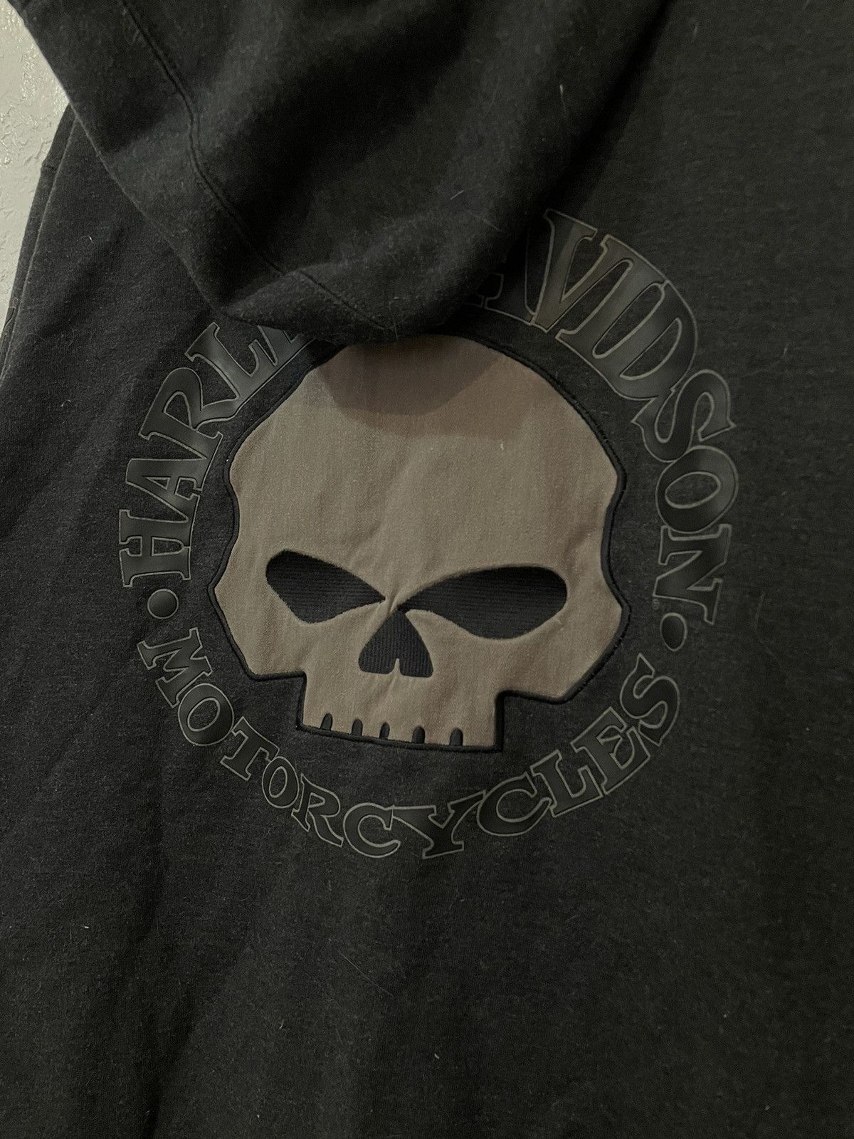 Harley Davidson Harley Davidson Vintage Zip Hoodie Skull Big Logo Size US S / EU 44-46 / 1 - 8 Thumbnail