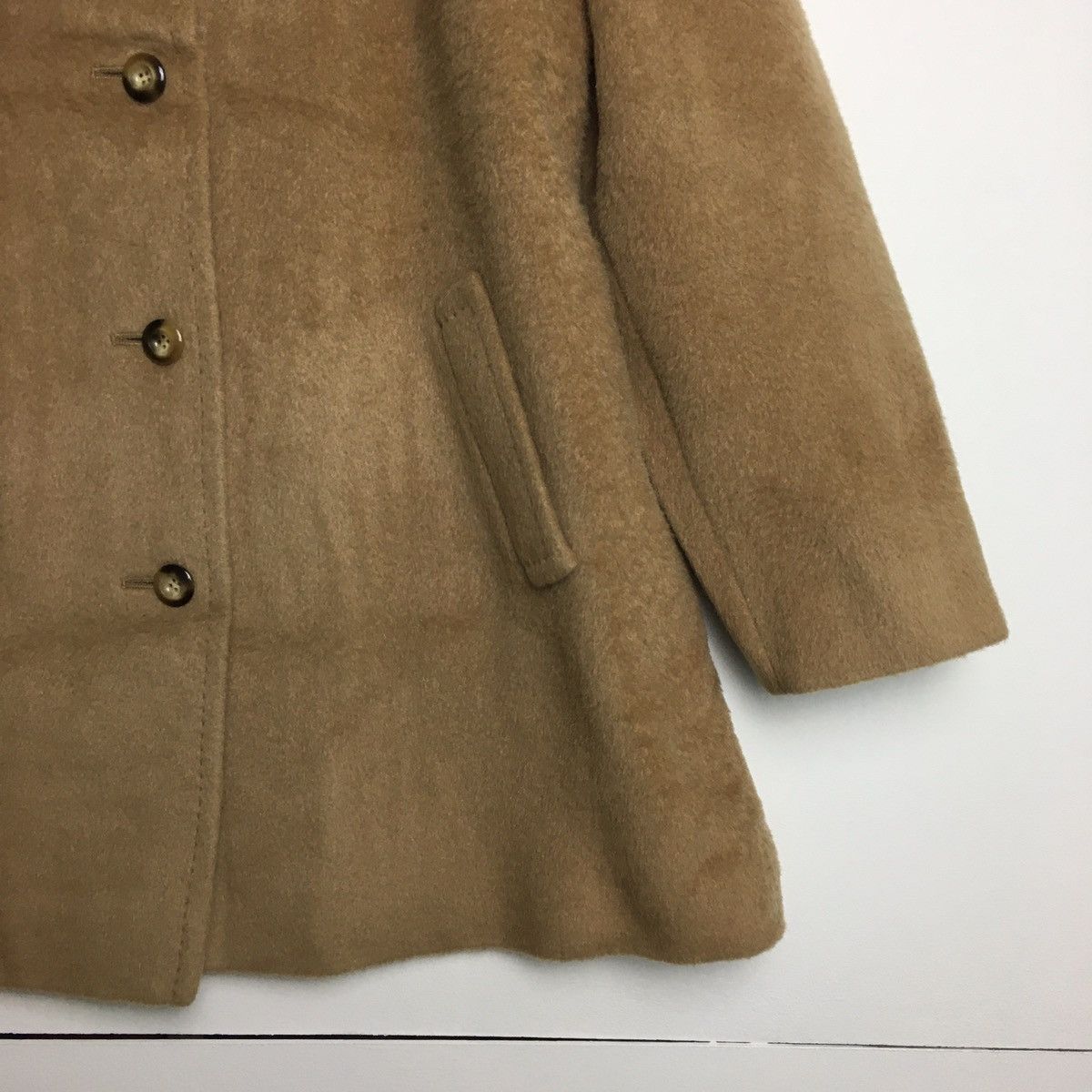 Other FORSTMANN Wool Mohair Single Breast Mac Coat Size M / US 6-8 / IT 42-44 - 3 Thumbnail