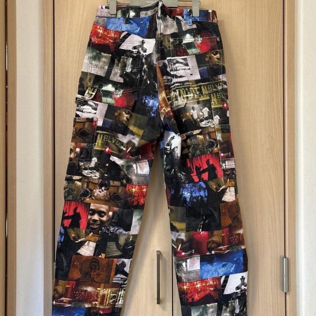 Supreme Supreme Nas and DMX Collage Double Knee Denim Painter Pant Size US 32 / EU 48 - 2 Thumbnail