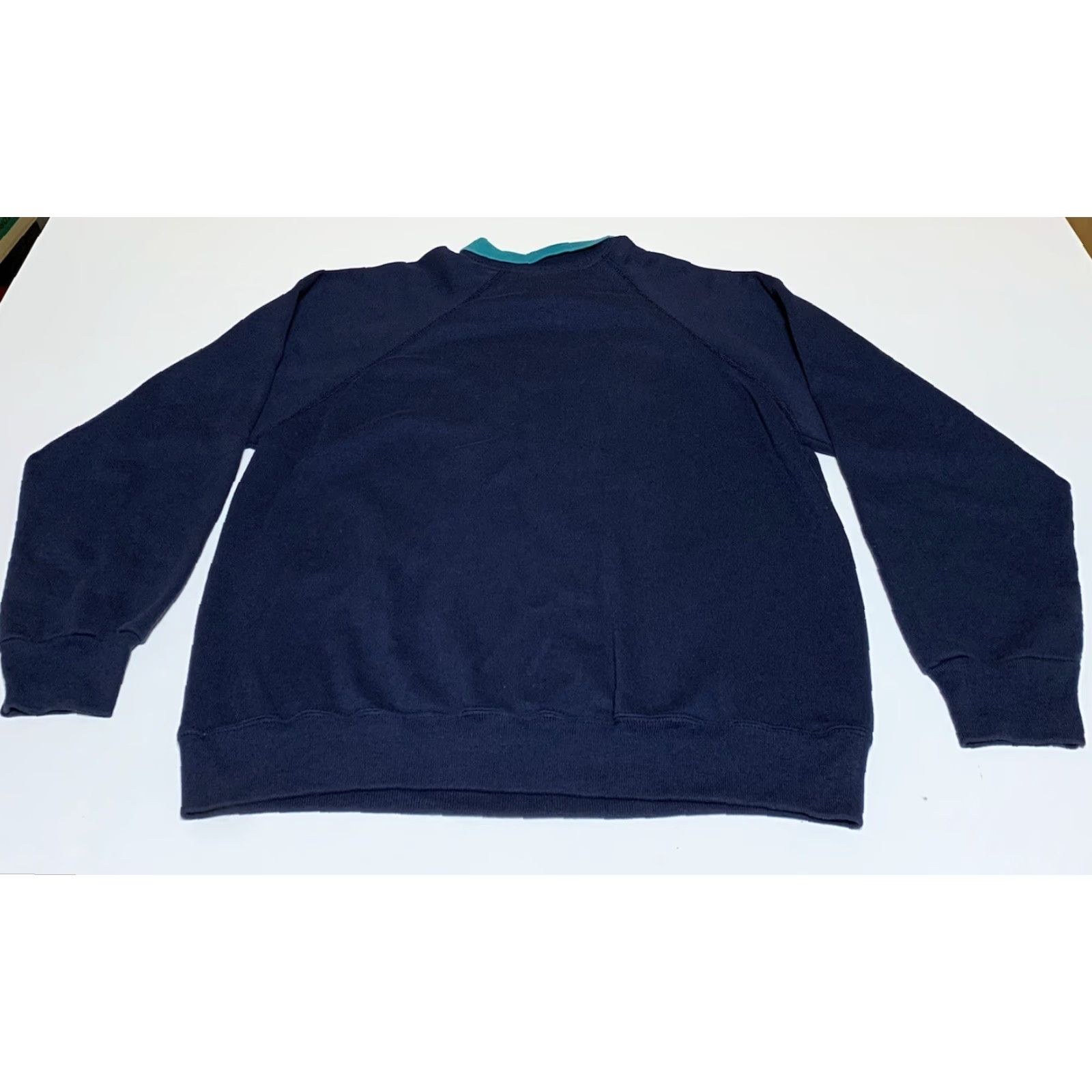 Vintage VINTAGE 90s Noel Christmas Mom Crewneck Sweatshirt With Collar Made In USA Size L Blue Mens? Size L / US 10 / IT 46 - 3 Thumbnail