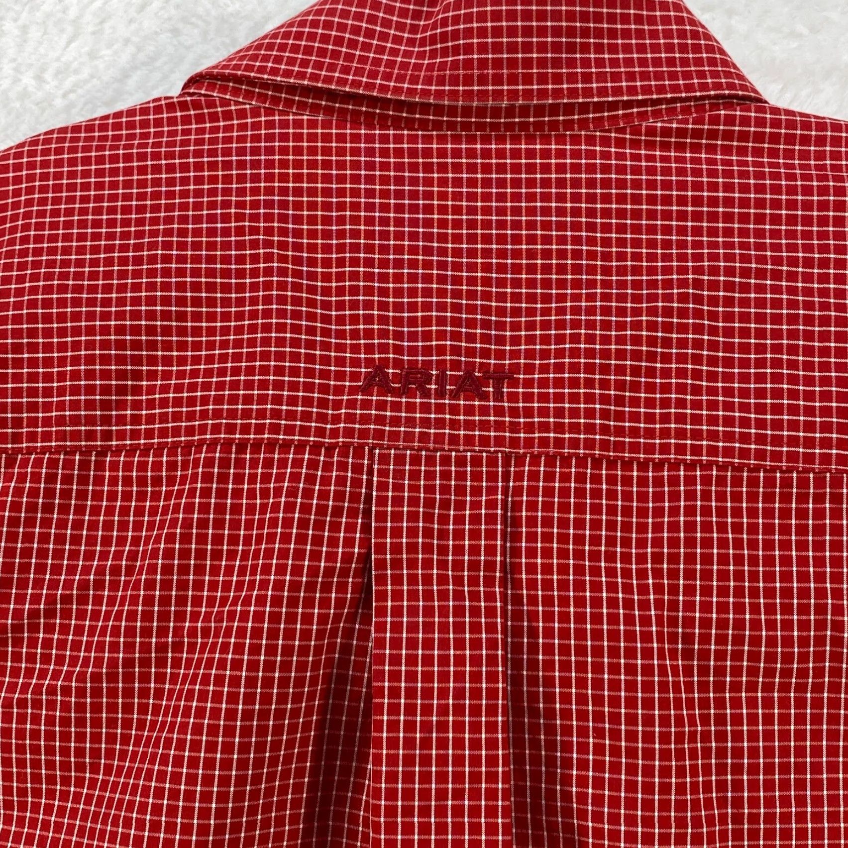 Ariat Ariat Pro Series Cowboy Western Button Up Red Shirt Long Sleeve Mens XL Size US XL / EU 56 / 4 - 3 Thumbnail