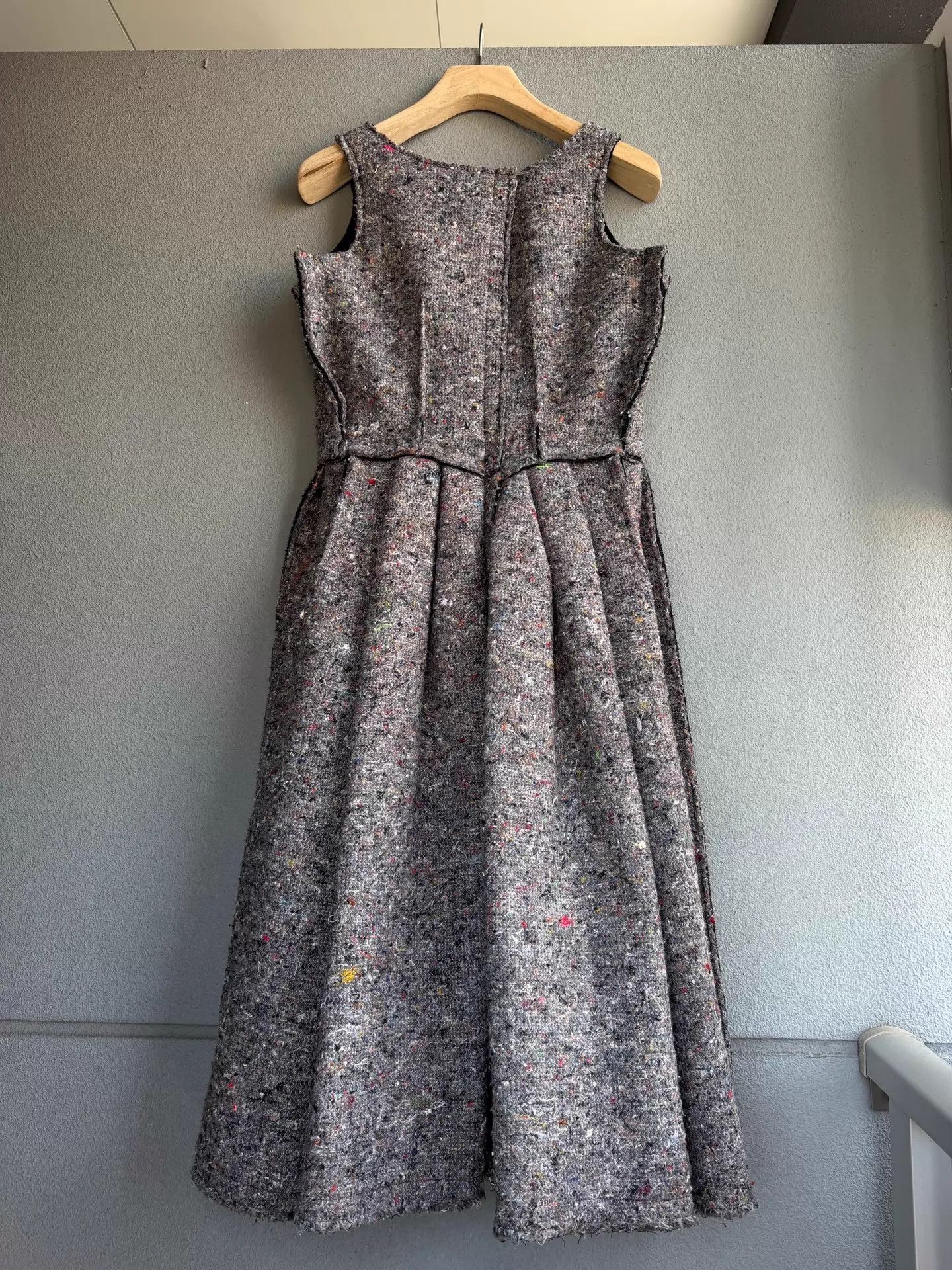 Comme des Garcons Comme des Garcons 22AW Wool-Felt Sleeveless Multi Dress Size XS / US 0-2 / IT 36-38 - 2 Thumbnail