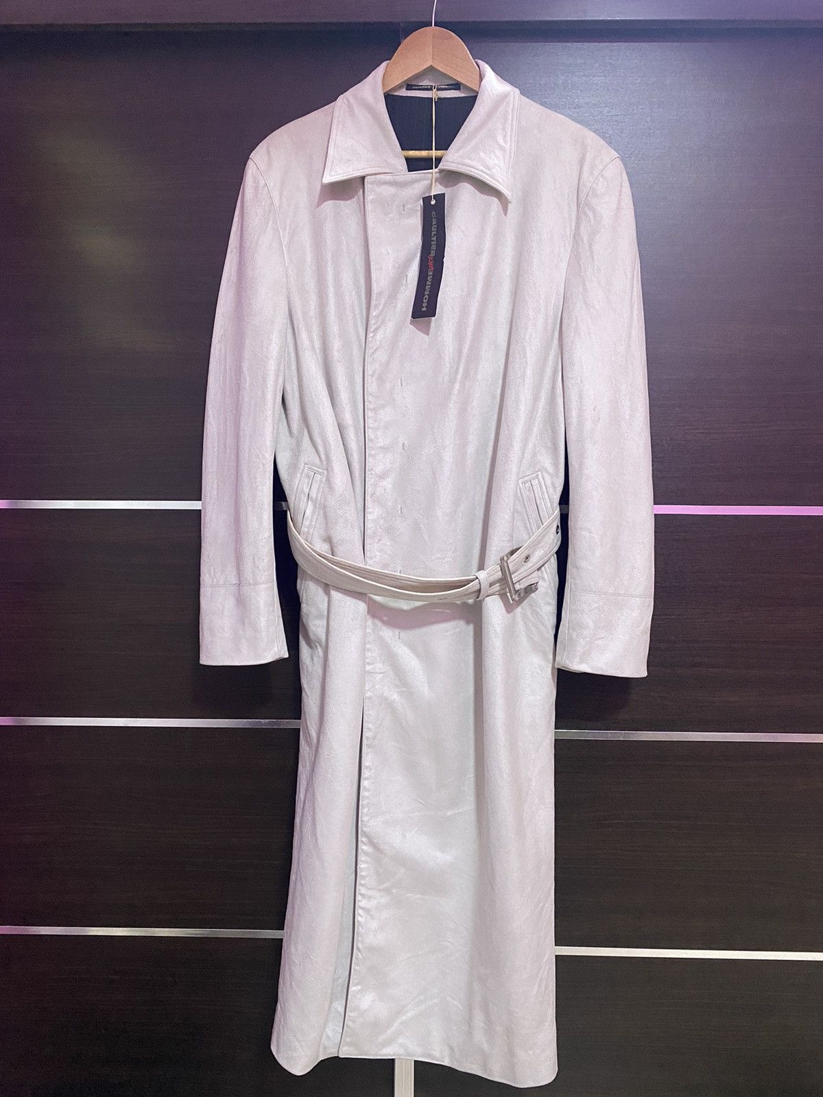 Jean Paul Gaultier JPG Gaultier Objet Homme Trench Coat Long Jacket Velvet Size US M / EU 48-50 / 2 - 3 Thumbnail