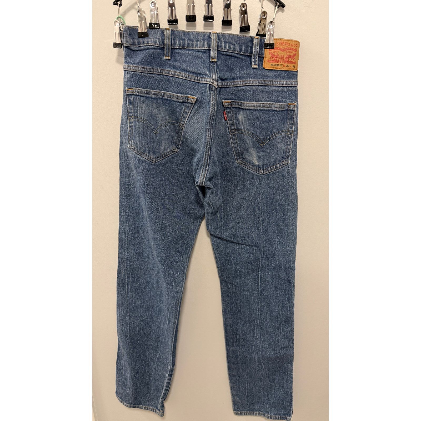 Levi's Men's Levi’s Western Fit 32/36 Medium Wash Jeans Size US 32 / EU 48 - 2 Thumbnail