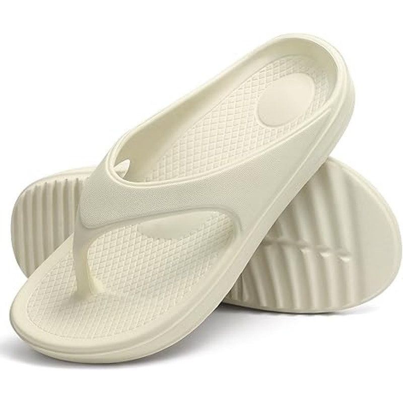 Other Shevalues Women's 11.5 Cream Thong Orthopedic Sandals Size US 11.5 / IT 41.5 - 5 Thumbnail