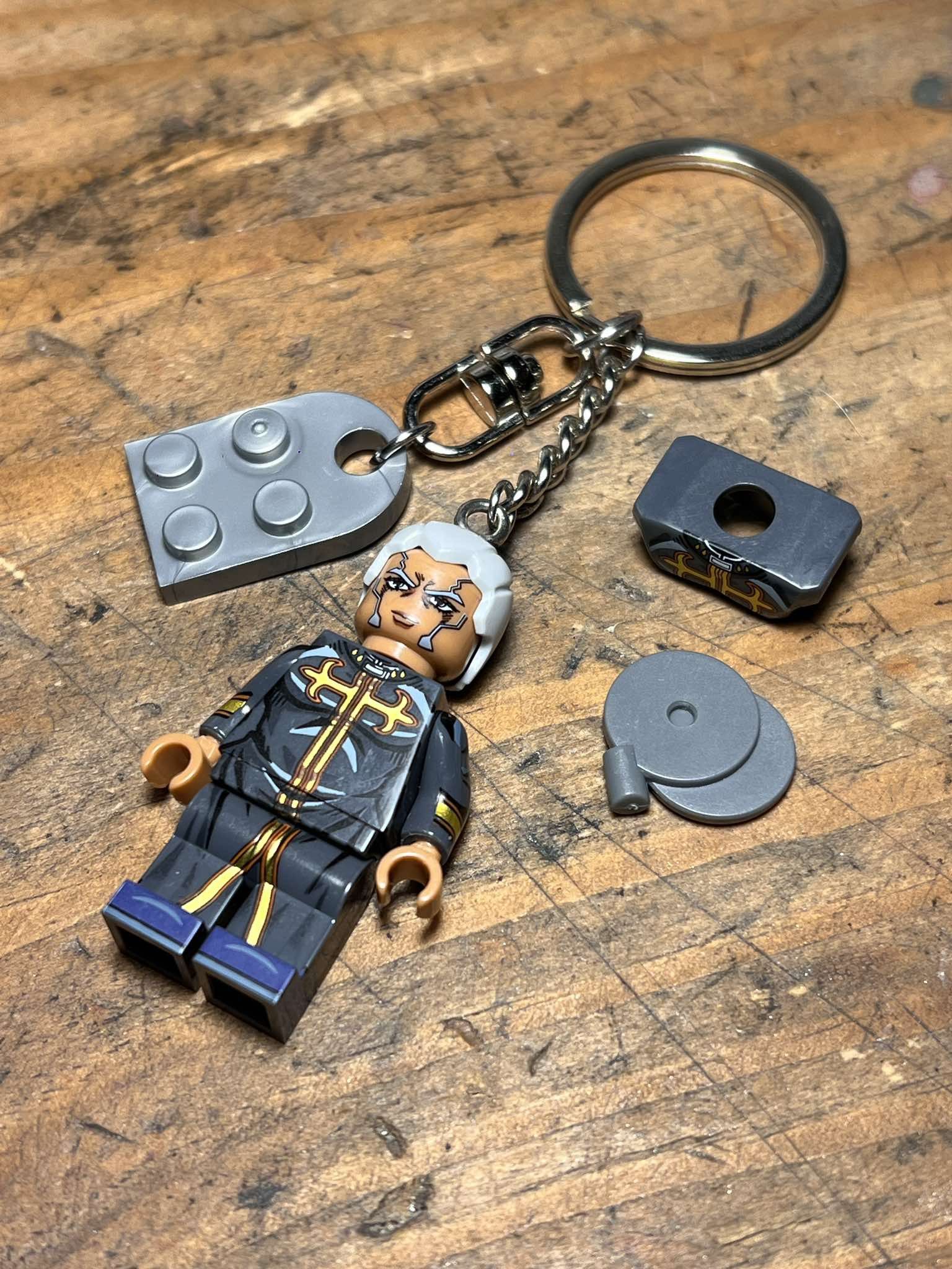 Anime Jojo Pucci Emporio anime mini figurine keychain keyring Size ONE SIZE - 8 Thumbnail
