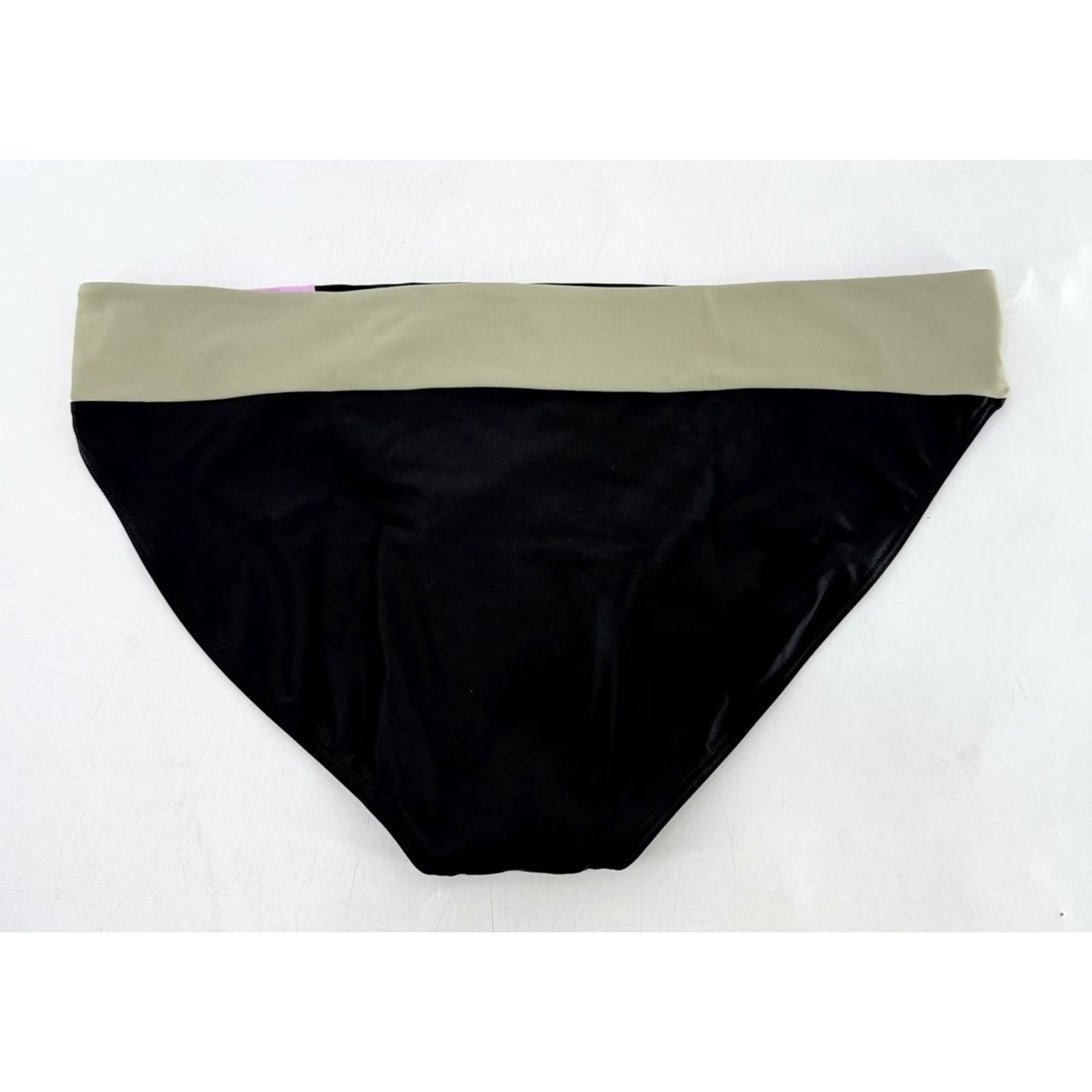 Prana Prana Women’s Tulum Bikini Bottom Sz L Black Color Block Summer Sustainable NWT Size 36" / US 14 / IT 50 - 2 Thumbnail