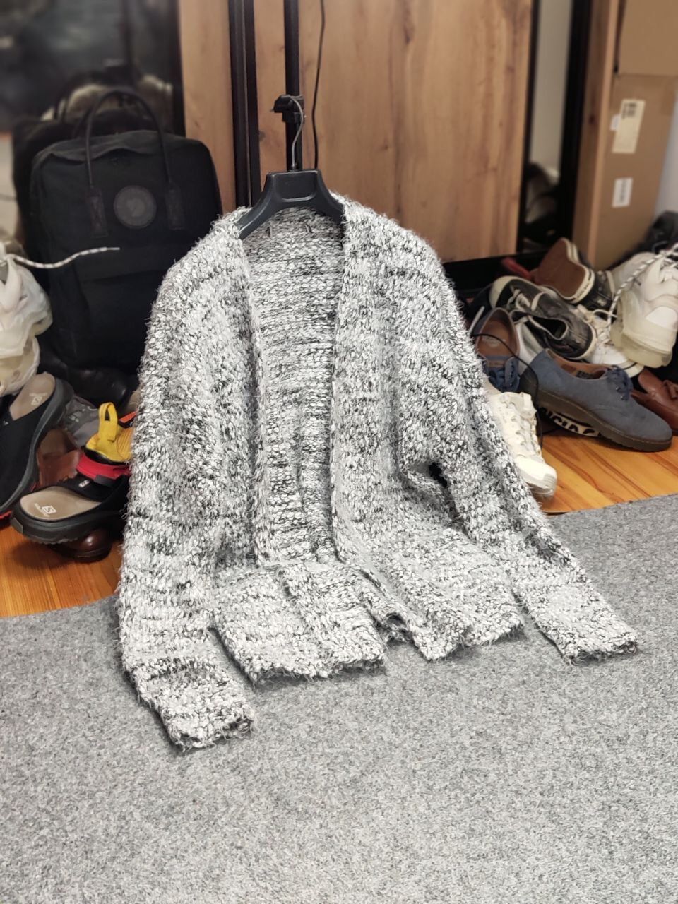 Japanese Brand Vintage 90's Japanese Cardigan Mohair Style Fuzzy Sweater Size US M / EU 48-50 / 2 - 21 Thumbnail