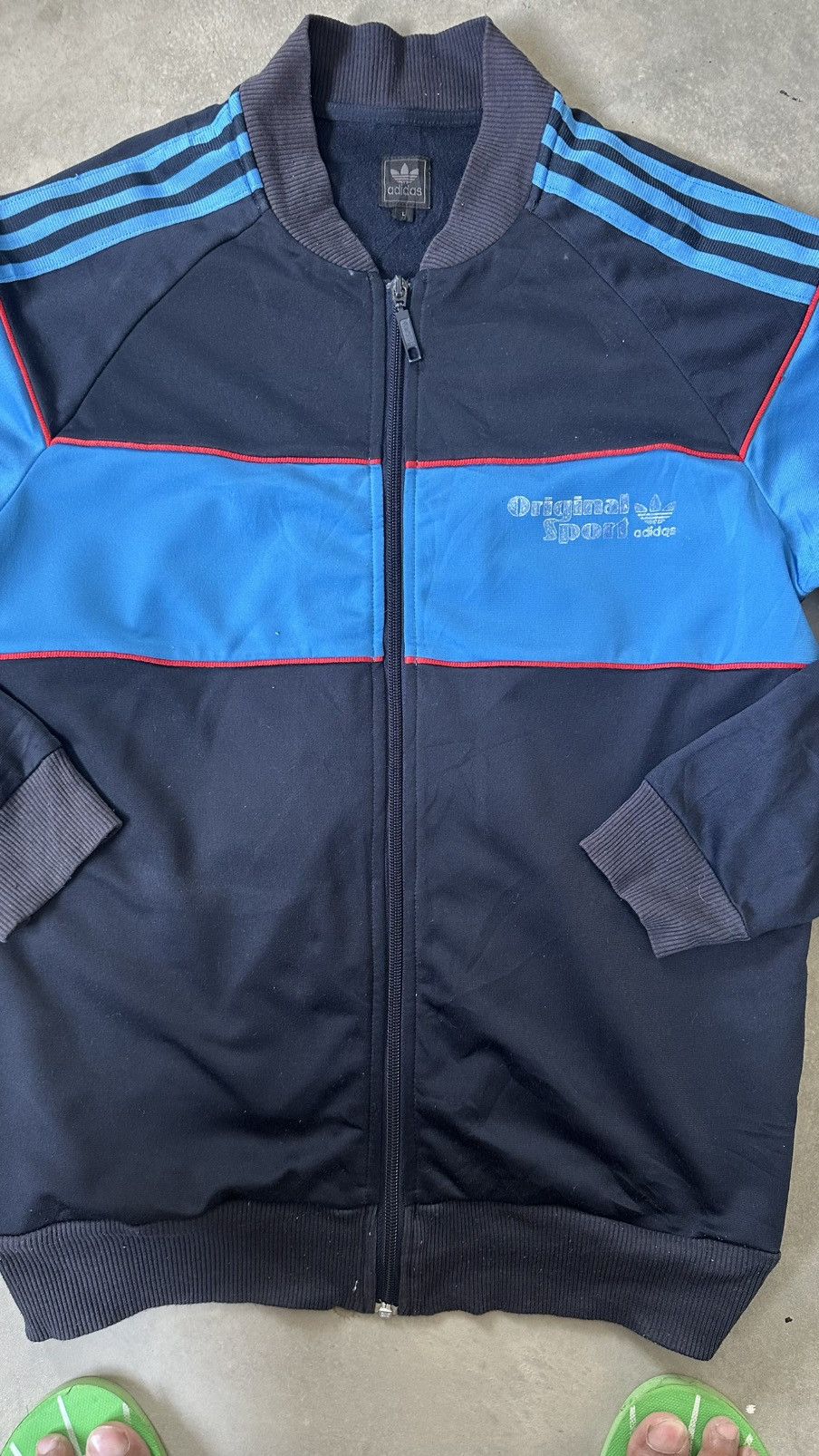 Adidas VINTAGE ADIDAS ORIGINAL SPORT TRACKTOP Size US M / EU 48-50 / 2 - 2 Thumbnail