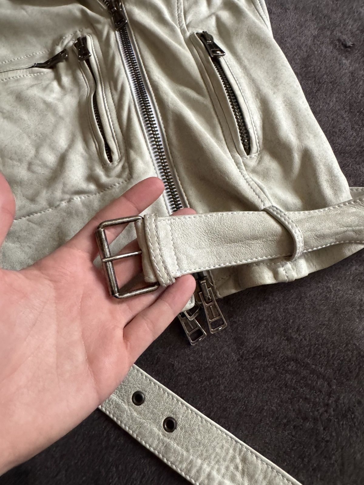 Japanese Brand R13 leather vest calfskin vintage y2k opium Size US M / EU 48-50 / 2 - 9 Thumbnail