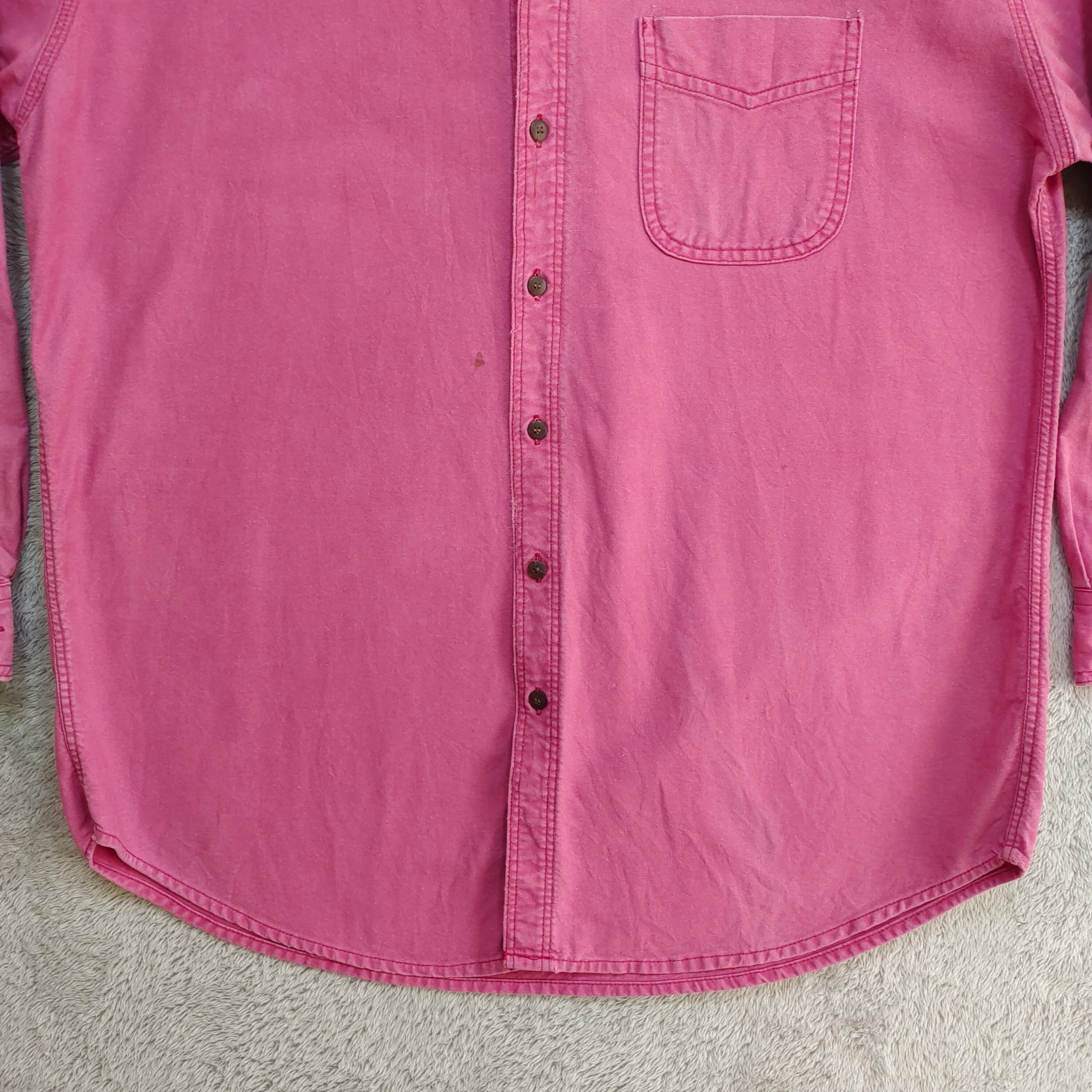 Woolrich Woolen Mills Vintage 1990s Woolrich Chamois Shirt –Heavyweight Workwear Size US L / EU 52-54 / 3 - 4 Thumbnail