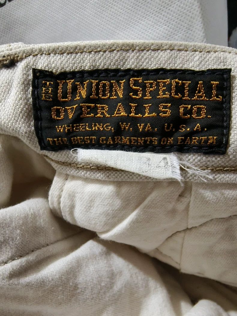 Freewheelers FREEWHEELERS Vintage Natural Off-White High-End Cotton-Lin Size US 30 / EU 46 - 3 Thumbnail